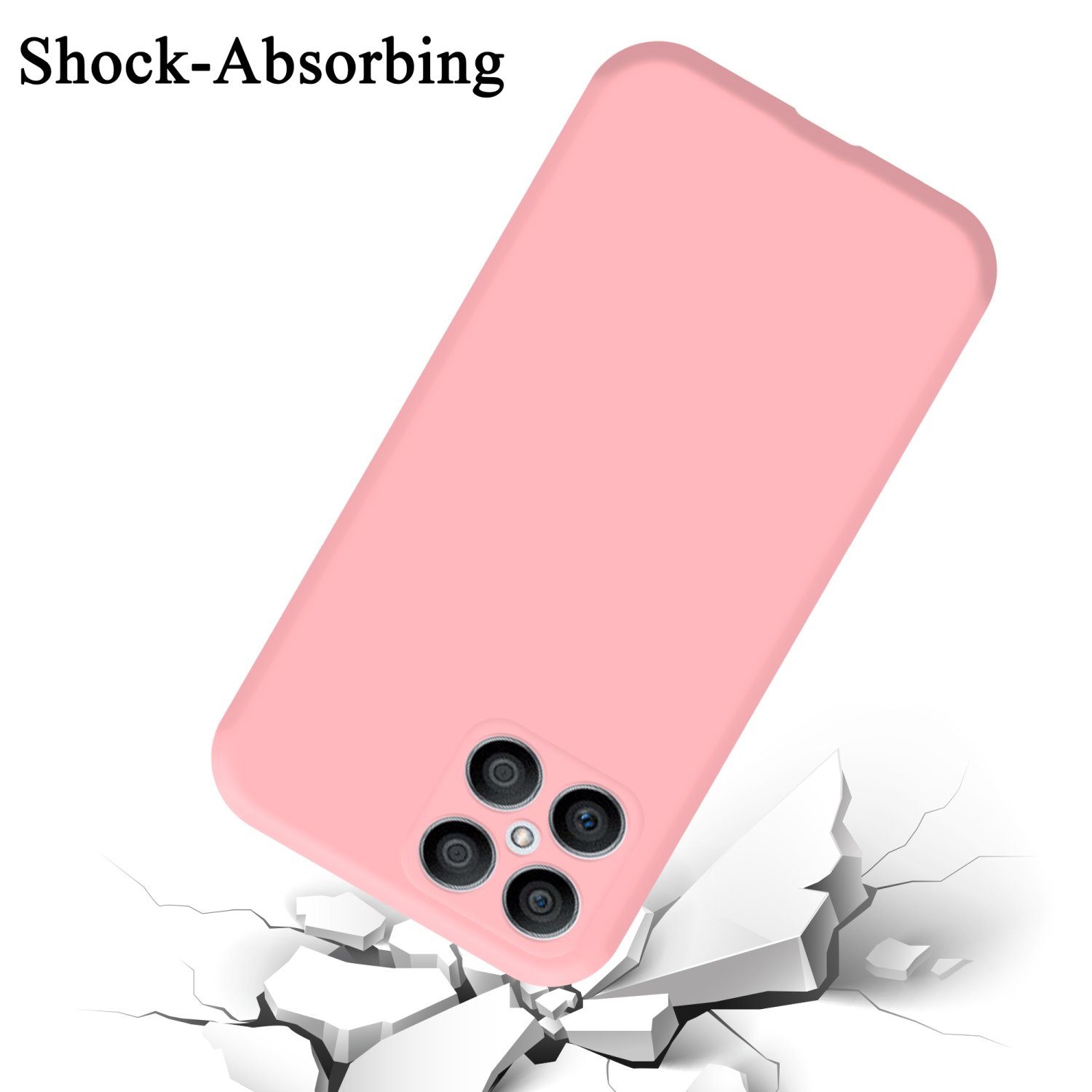 Cadorabo Handyhülle für Honor X8 4G Hülle Honor X8, Flexible Hülle TPU Silikon Schutzhülle Back Cover Case