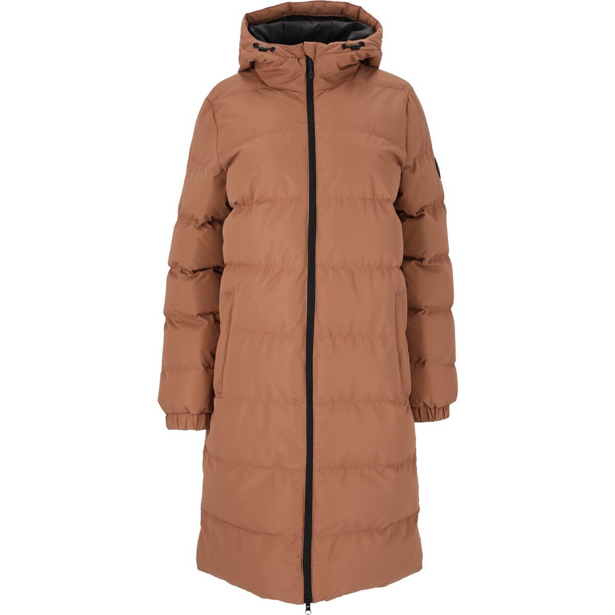 WHISTLER Steppmantel Abella Long Padded (Kapuze, warm, atmungsaktiv) cognac günstig online kaufen