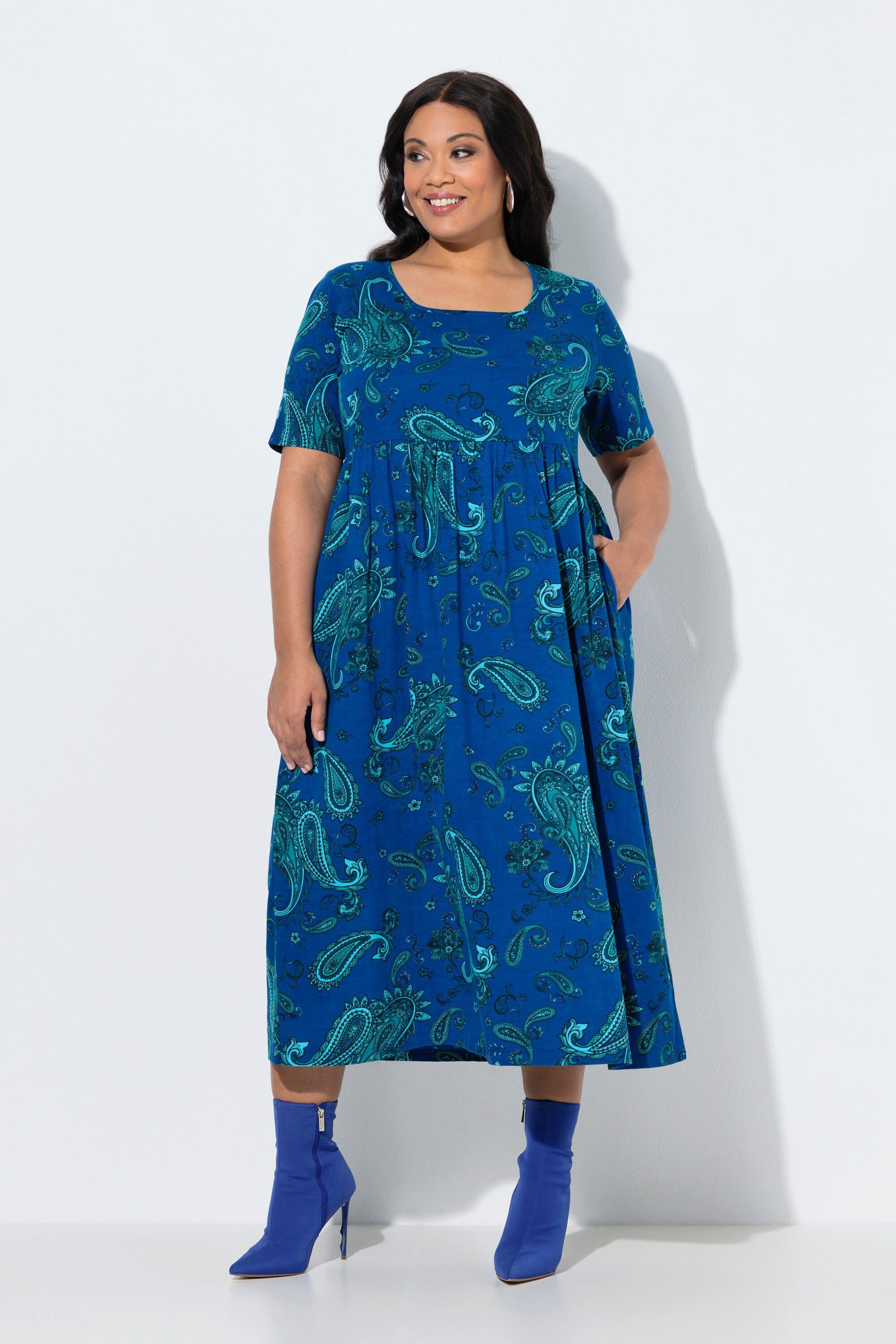 Ulla Popken Maxikleid Jersey-Maxikleid