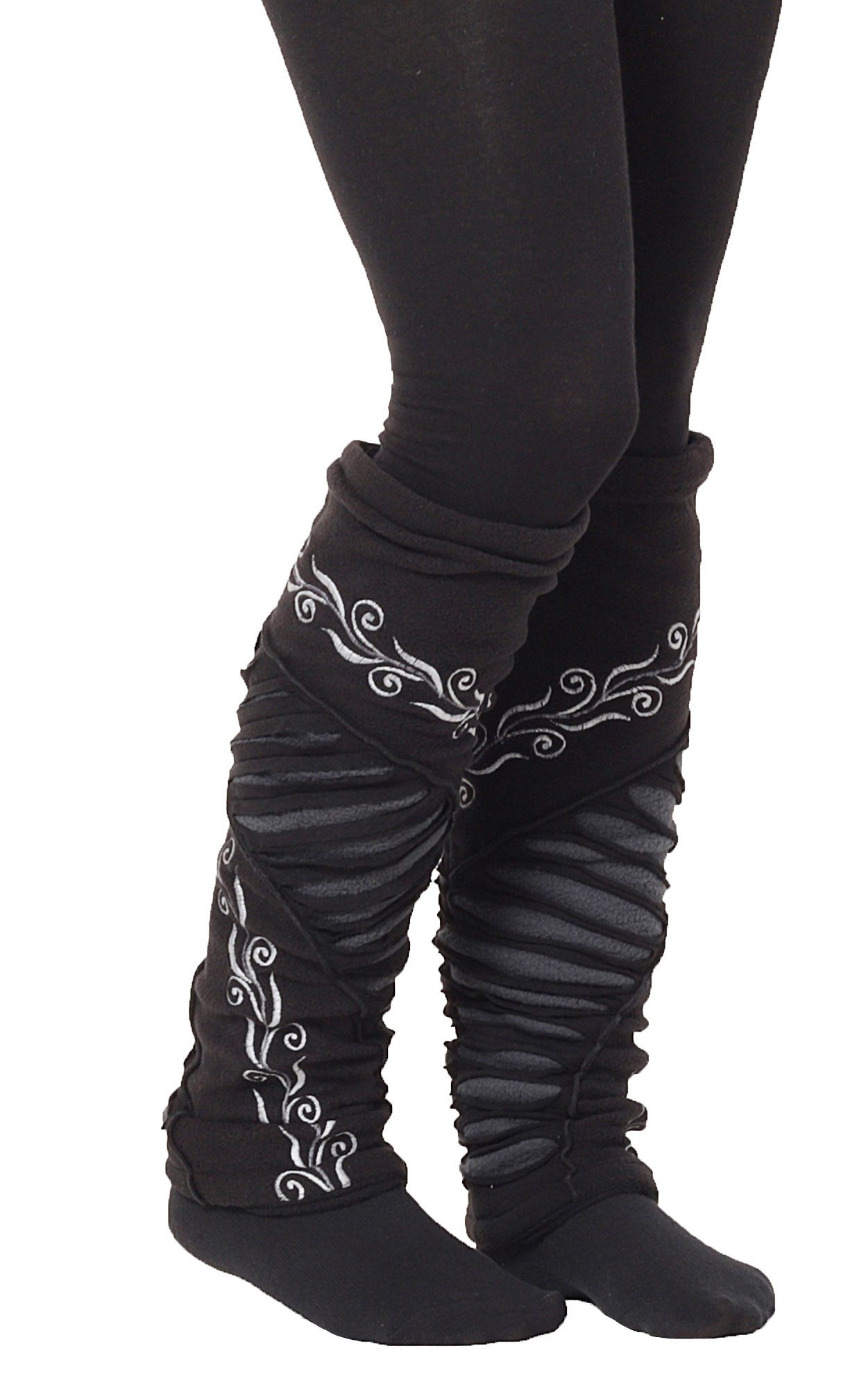 PUREWONDER Beinstulpen Stulpen Beinstulpen Patchwork für Damen, Beinwärmer günstig online kaufen