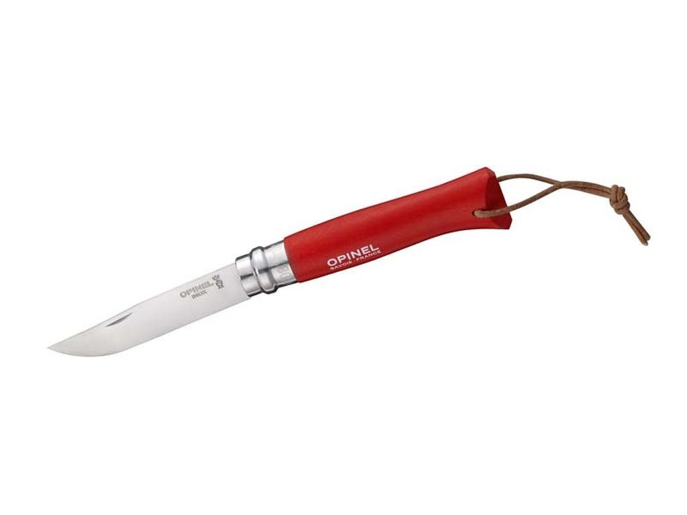 Opinel Taschenmesser Opinel Taschenmesser No 08, Buche, rot, rostfrei