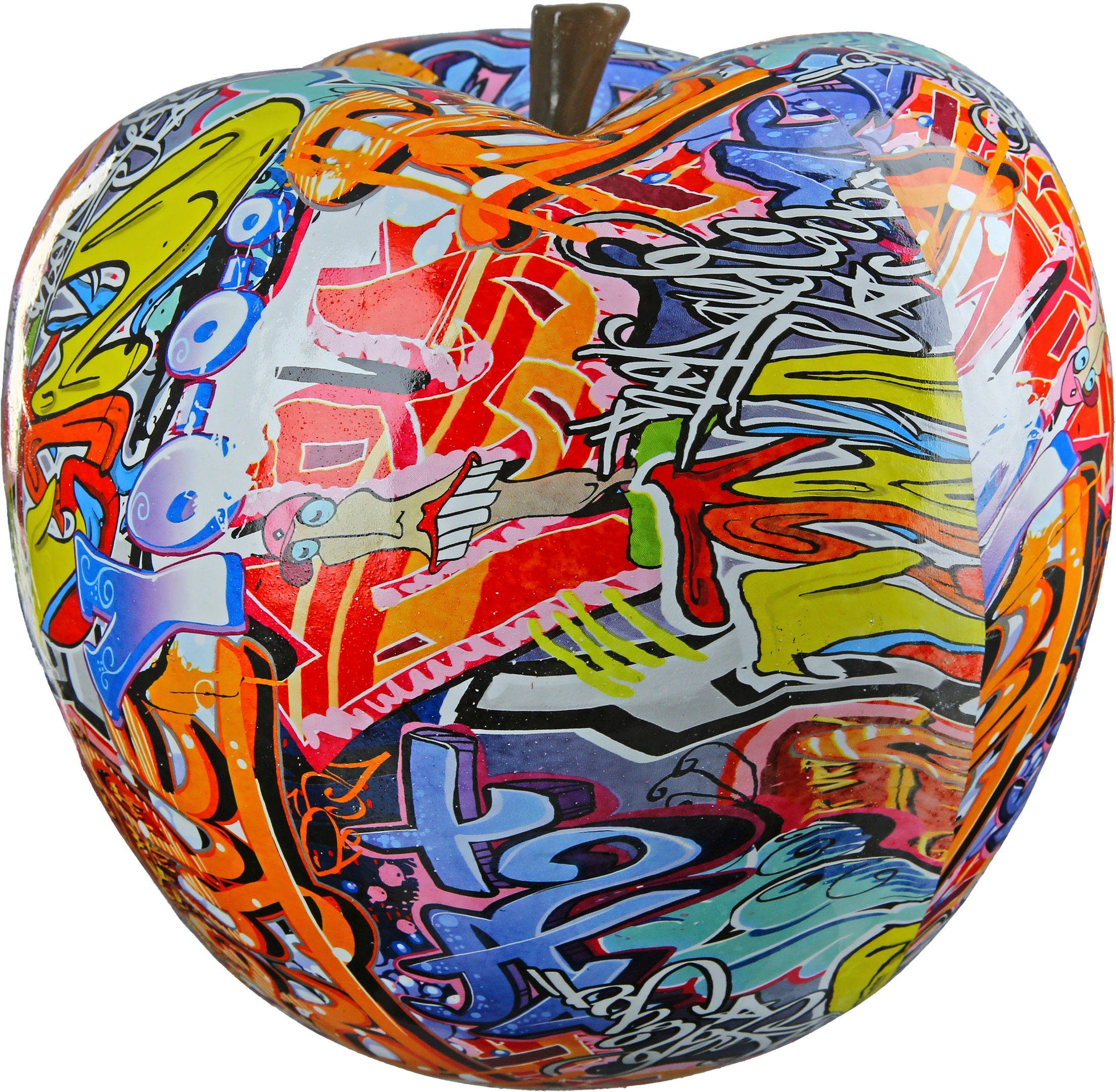 Dekoobjekt Apfel Street Art