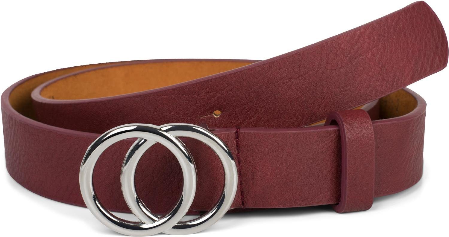 styleBREAKER Synthetikgürtel Gürtel mit Ringschnalle (1-St) günstig online kaufen