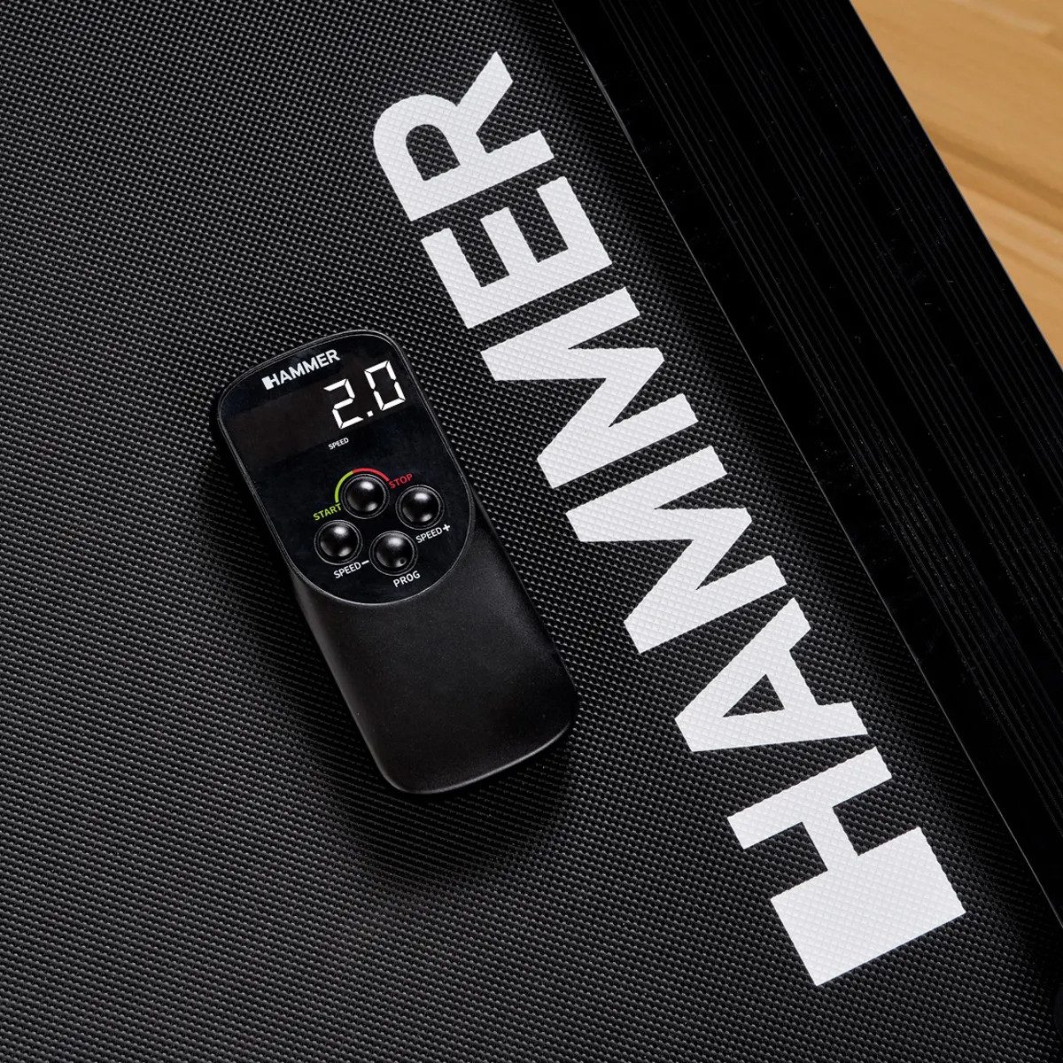 Hammer Laufband Walk 2.0, Laufband Schreibtisch bis 6 km/h, Fernbedienung, Walkingpad