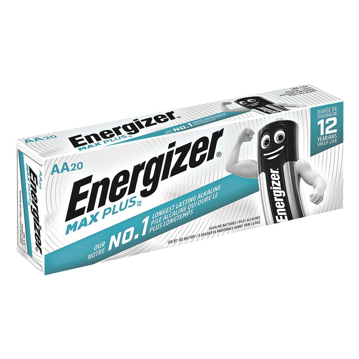 Energizer Jahre) AA, (20 mit St), Plus Auslaufschutz Batterie, (2 Max