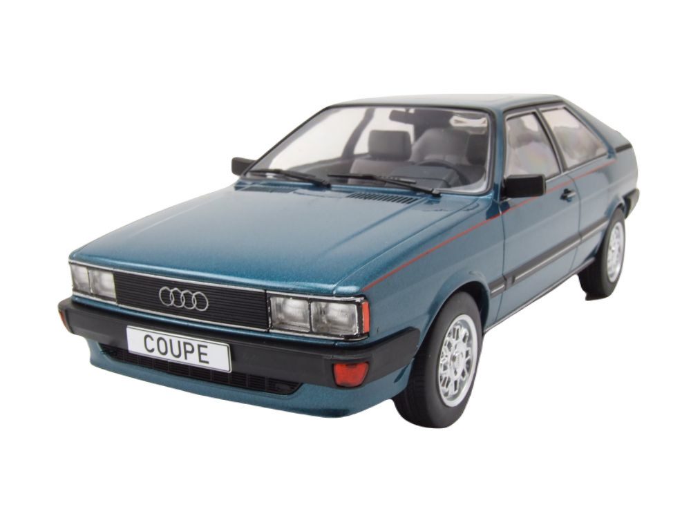 MCG Modellauto Audi Coupe GT 1980 dunkeltürkis metallic, Maßstab 1:18