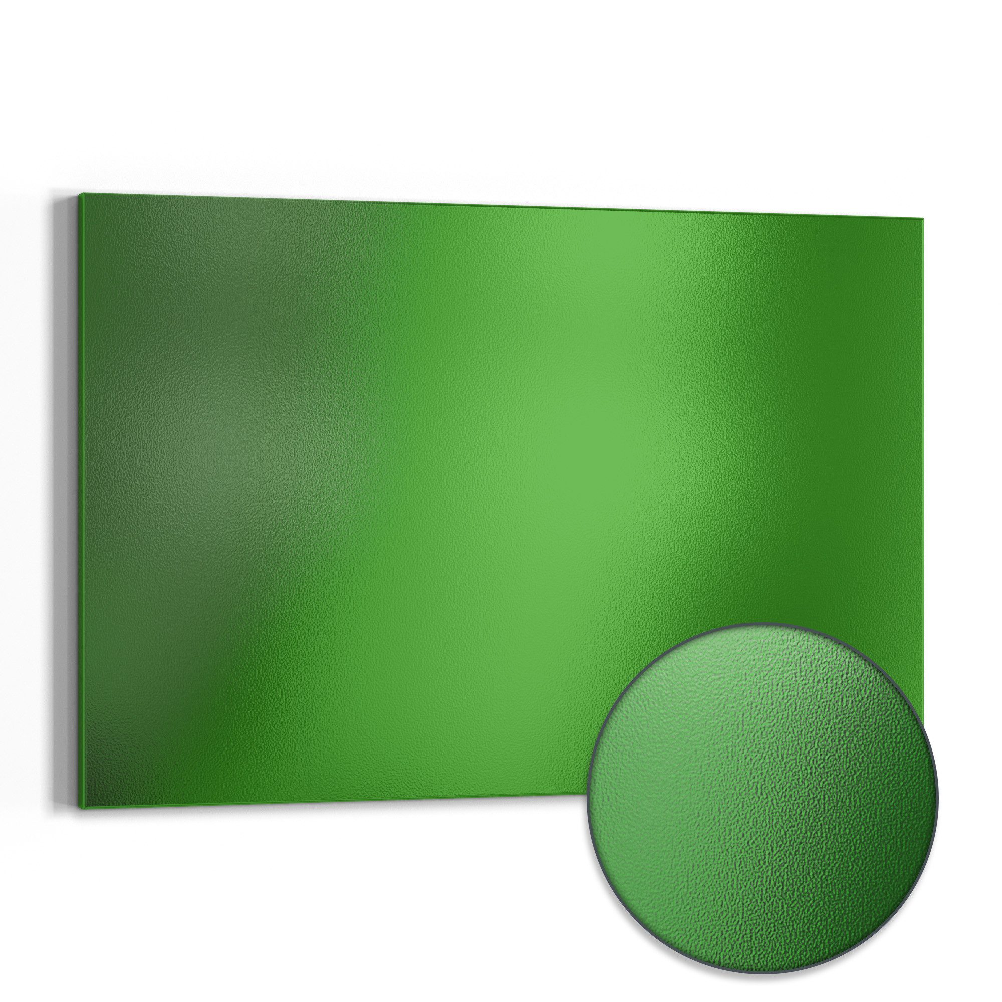 DEQORI Magnettafel 'Unifarben - Mittelgrün', Metall Whiteboard für alle Magnete, Magnetboard magnetisch