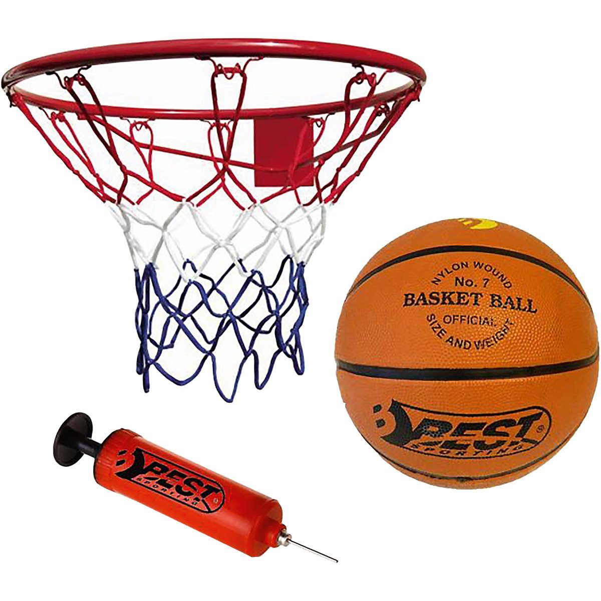 Best Sporting Basketballkorb »Basketball-Set, 3-tlg. - Korb, Ball + Pumpe«  online kaufen | OTTO