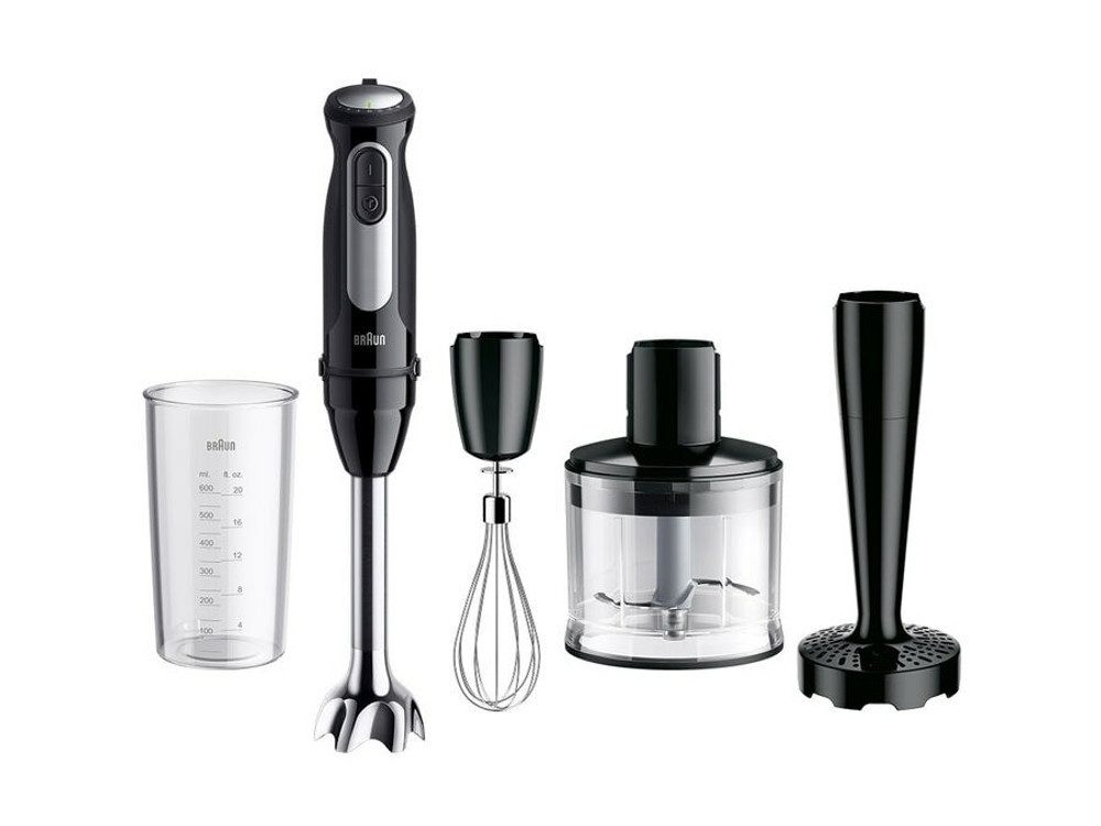 Stabmixer Braun MultiQuick 5 Pro 0,6 l Pürierstab 1000 W Schwarz, Silber