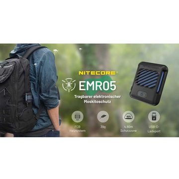 Nitecore LED Taschenlampe EMR05 - Mückenabwehr, schwarz