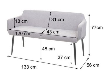 MCW Essgruppe MCW-L13-Set-2, (Set, 3er), Hohe Stoffqualität, Schraubfüße zum Ausgleichen von Bodenunebenheiten