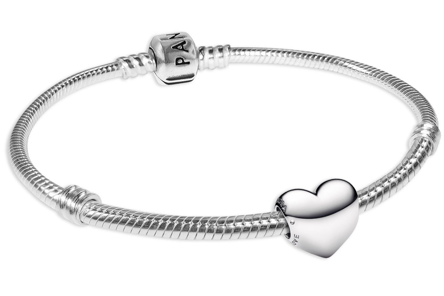 Pandora Charm-Armband DamenSilber Starter-Set Be Love günstig online kaufen