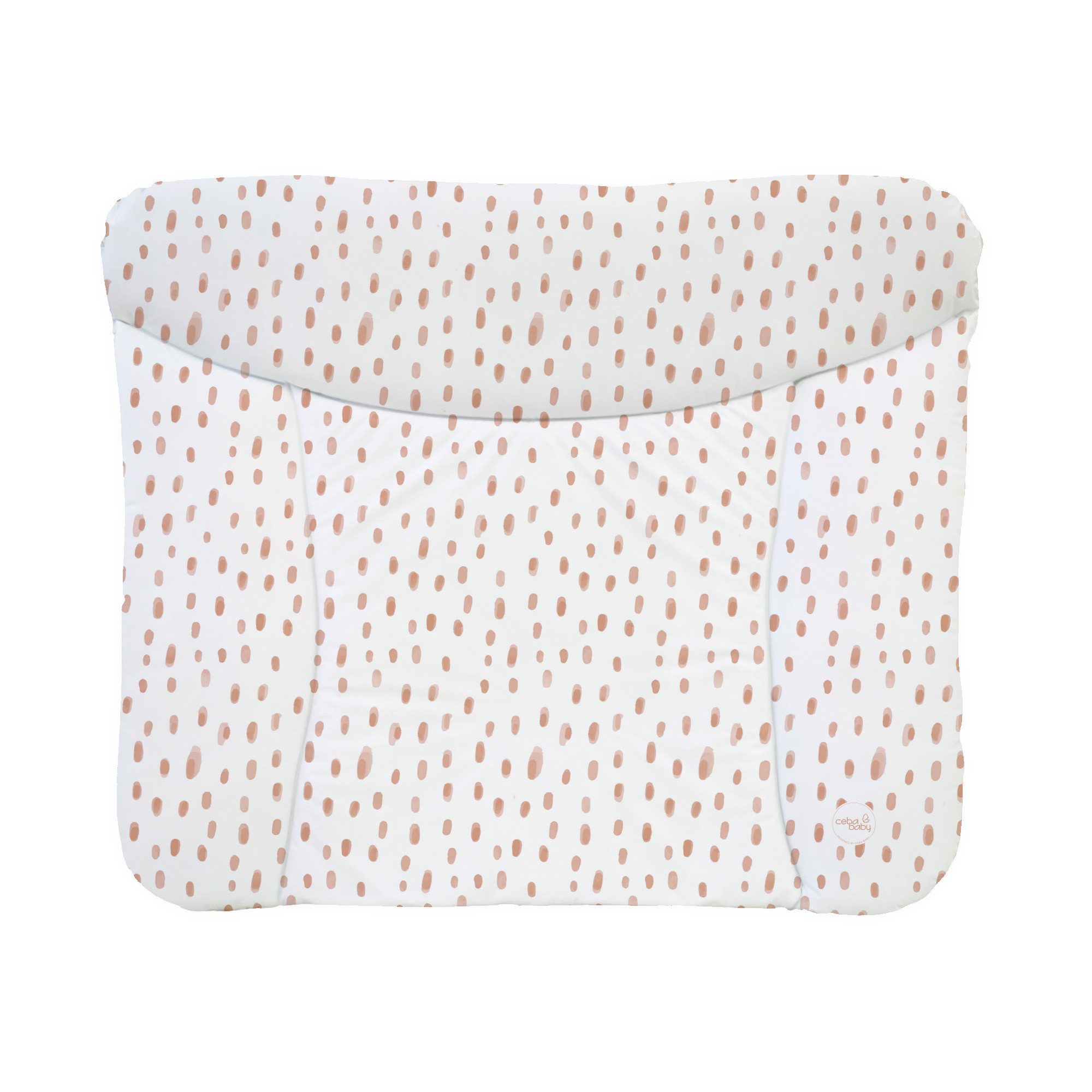 CEBA BABY Wickelauflage Weiche Baby Wickelunterlage 75 x 72 cm / 85 cm x 75 cm, Wickeltischauflage für Baby - abwaschbar - wasserdicht - Made in EU
