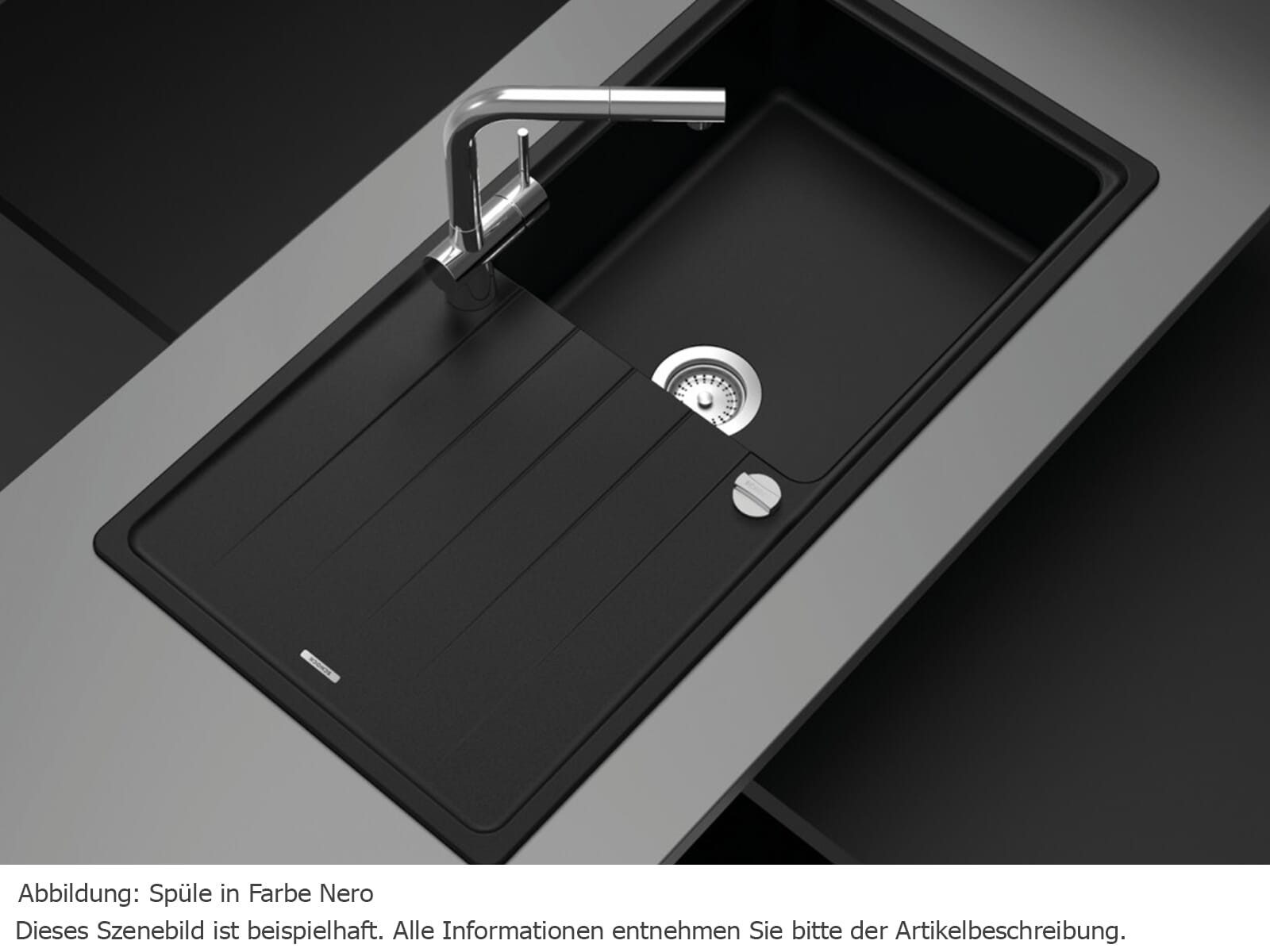 Schock Granitspüle, rechteckig, 100/50 cm, (1 St)