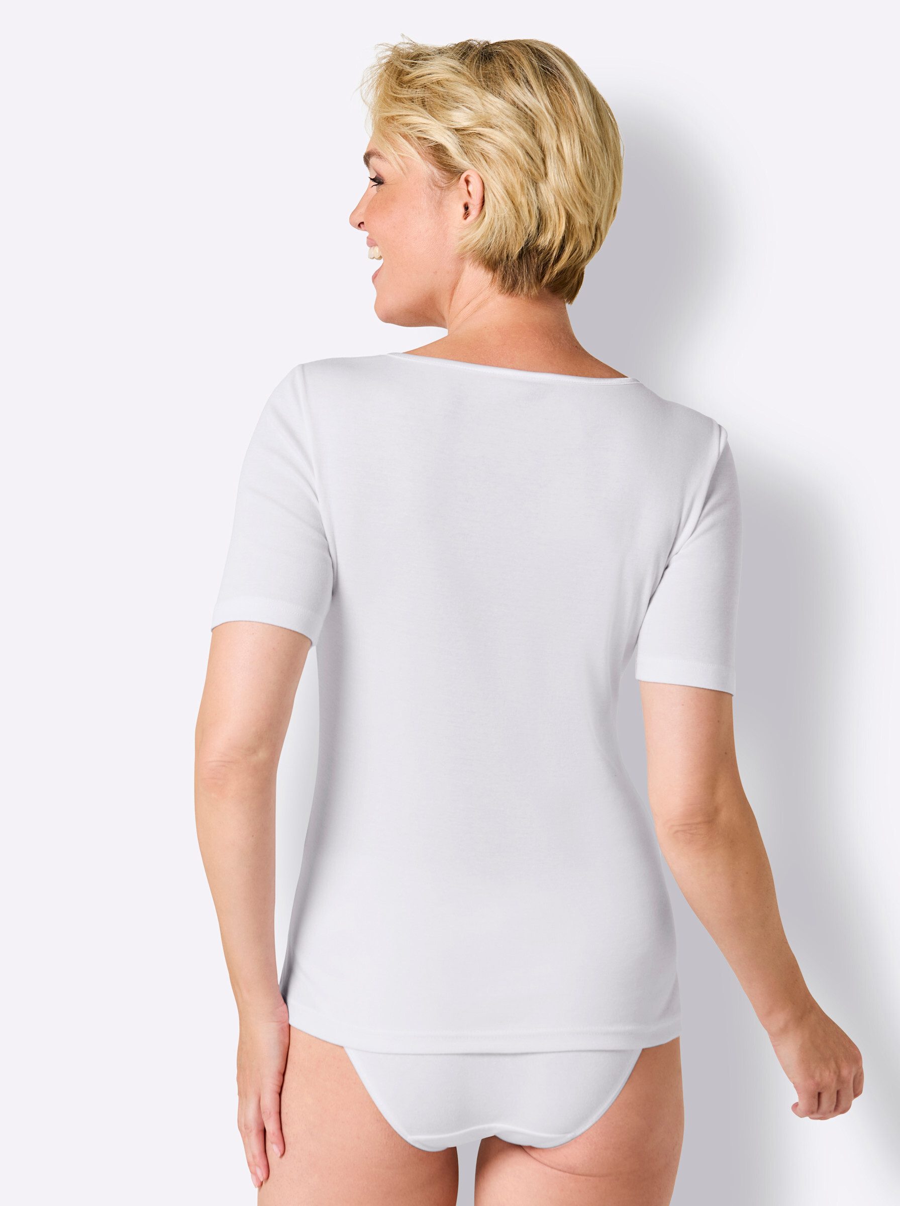 Witt Unterhemd Blazershirt Kurzarm