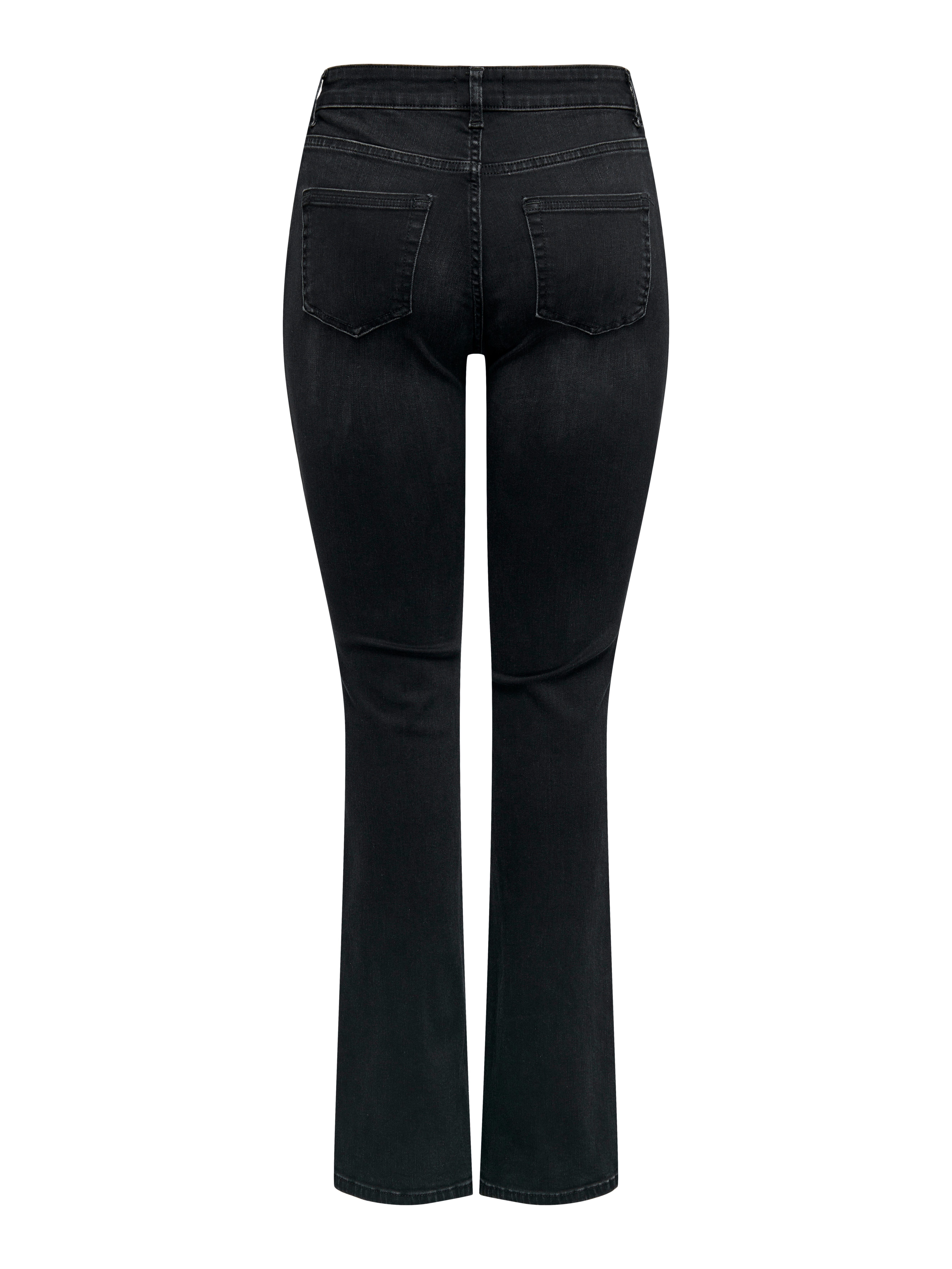 ONLY Bootcut-Jeans ONLBLUSH – Bootcut-Jeans mit niedriger Leibhöhe und Stretch Baumwollmischung, bootcut fit