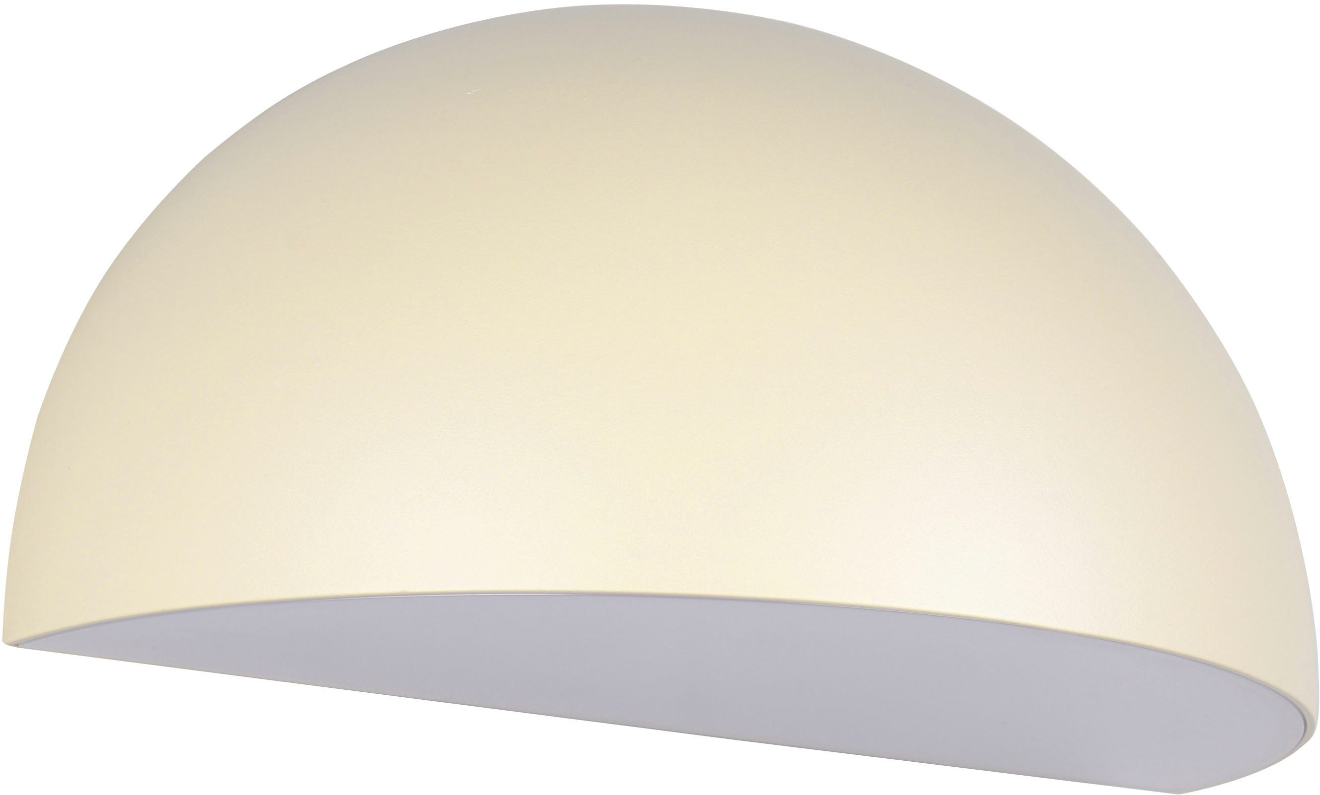 TRIO Leuchten Außen-Wandleuchte MAAS, Hauswand Leuchte Downlight kugelförmig Metall Aluminium IP44, Leuchtmittel wechselbar, warmweiß - kaltweiß, exkl 1x E27 max 10W, Breite 27cm Höhe 14cm, Leuchtmittel wechselbar