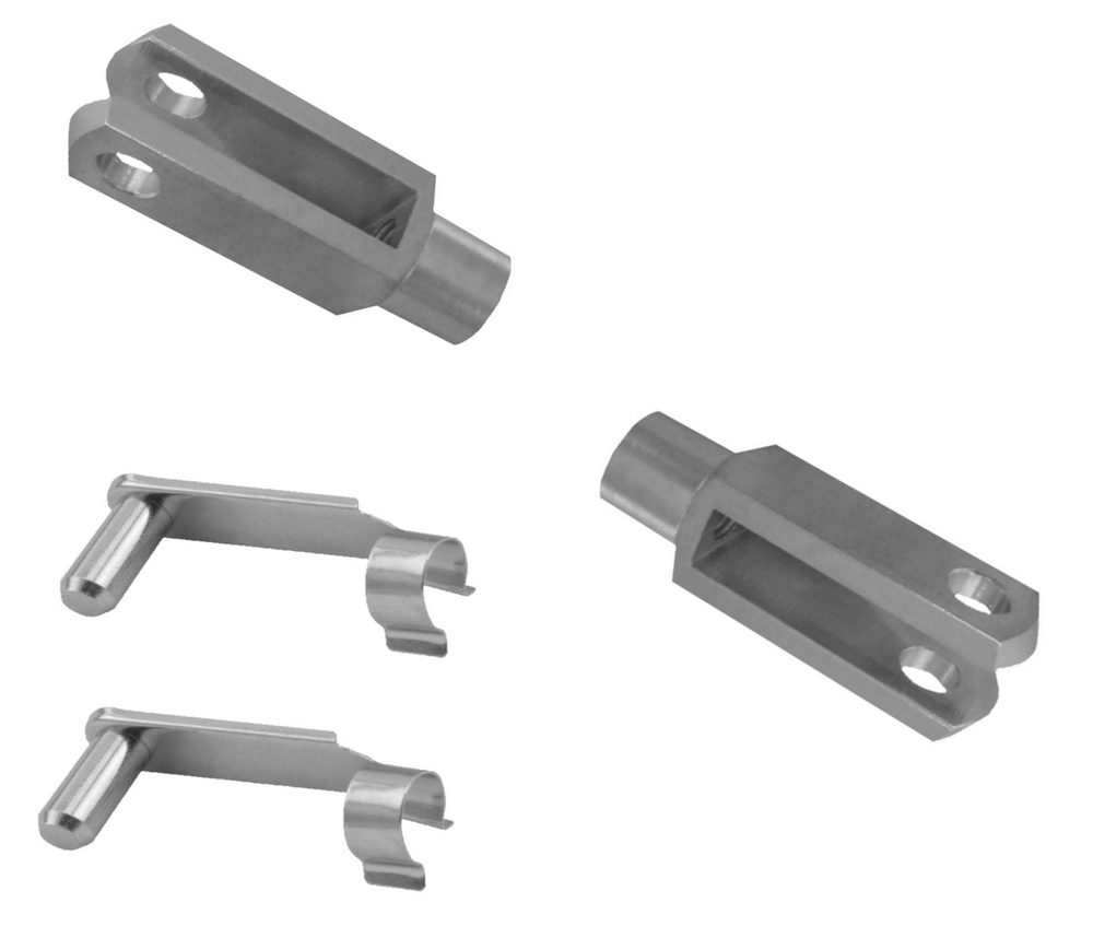 mbo Oßwald GmbH & Co KG Anhänger 1 Set - Gabelkopf - 12x48 - M12 - Rechts + Links + ES-Bolzen
