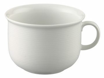 Thomas Porzellan Latte-Macchiato-Glas Trend weiss Frühstücks-Obertasse 0,4 l, Porzellan
