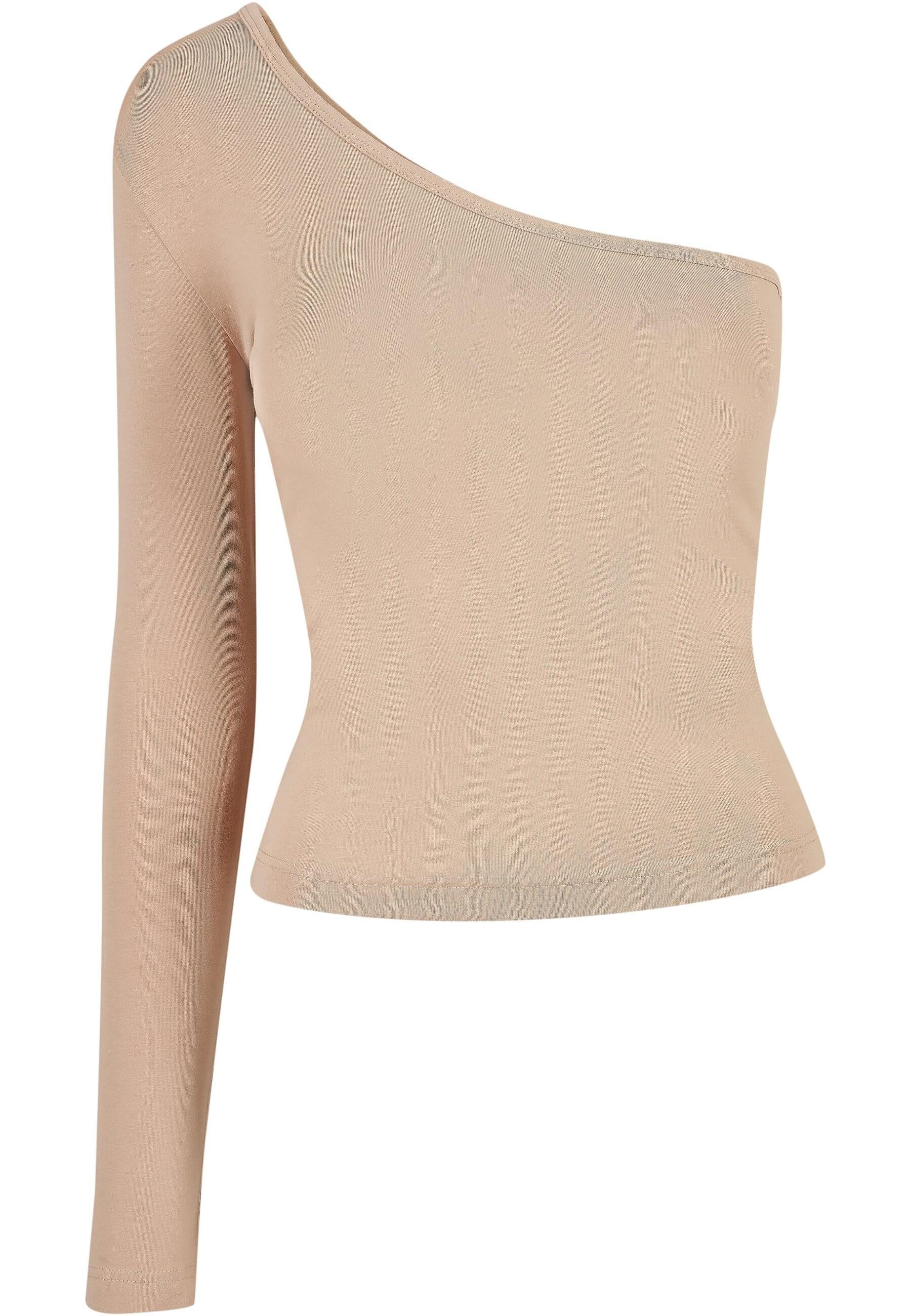 URBAN CLASSICS Langarmshirt Urban Classics Damen Ladies Asymmetric Longslee günstig online kaufen