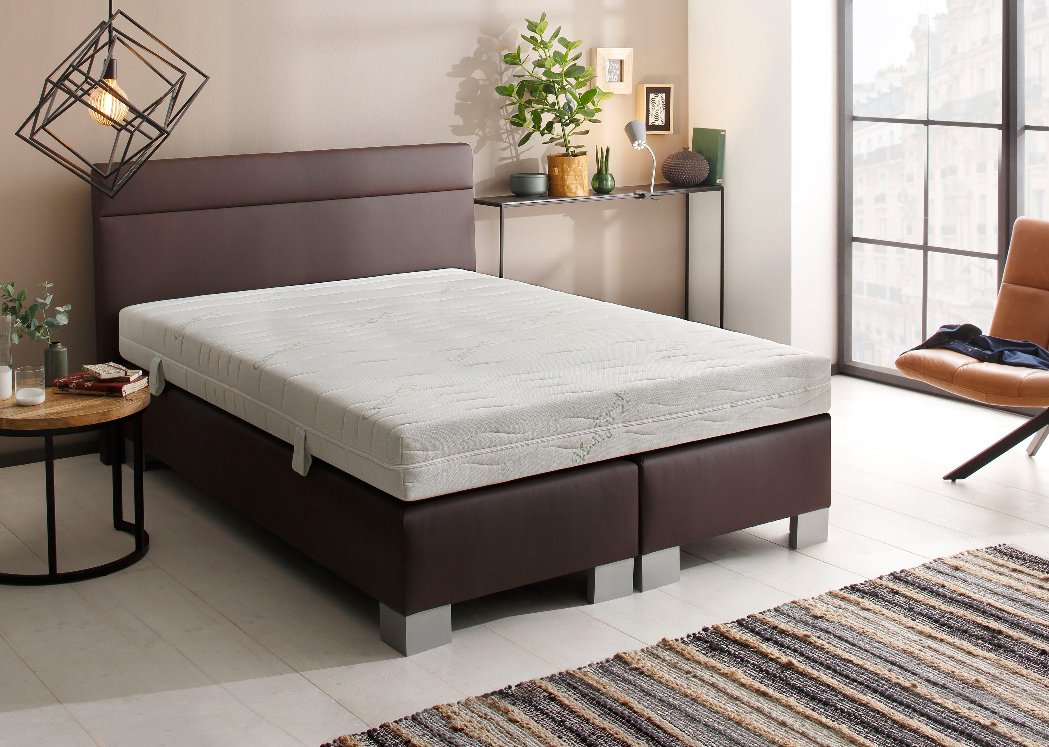 Komfortschaummatratze Active Greenfirst, Beco, 18 cm hoch, (Set, 2-tlg), Matratze in 90x200 cm und weiteren Größen erhältlich, Wendematratze