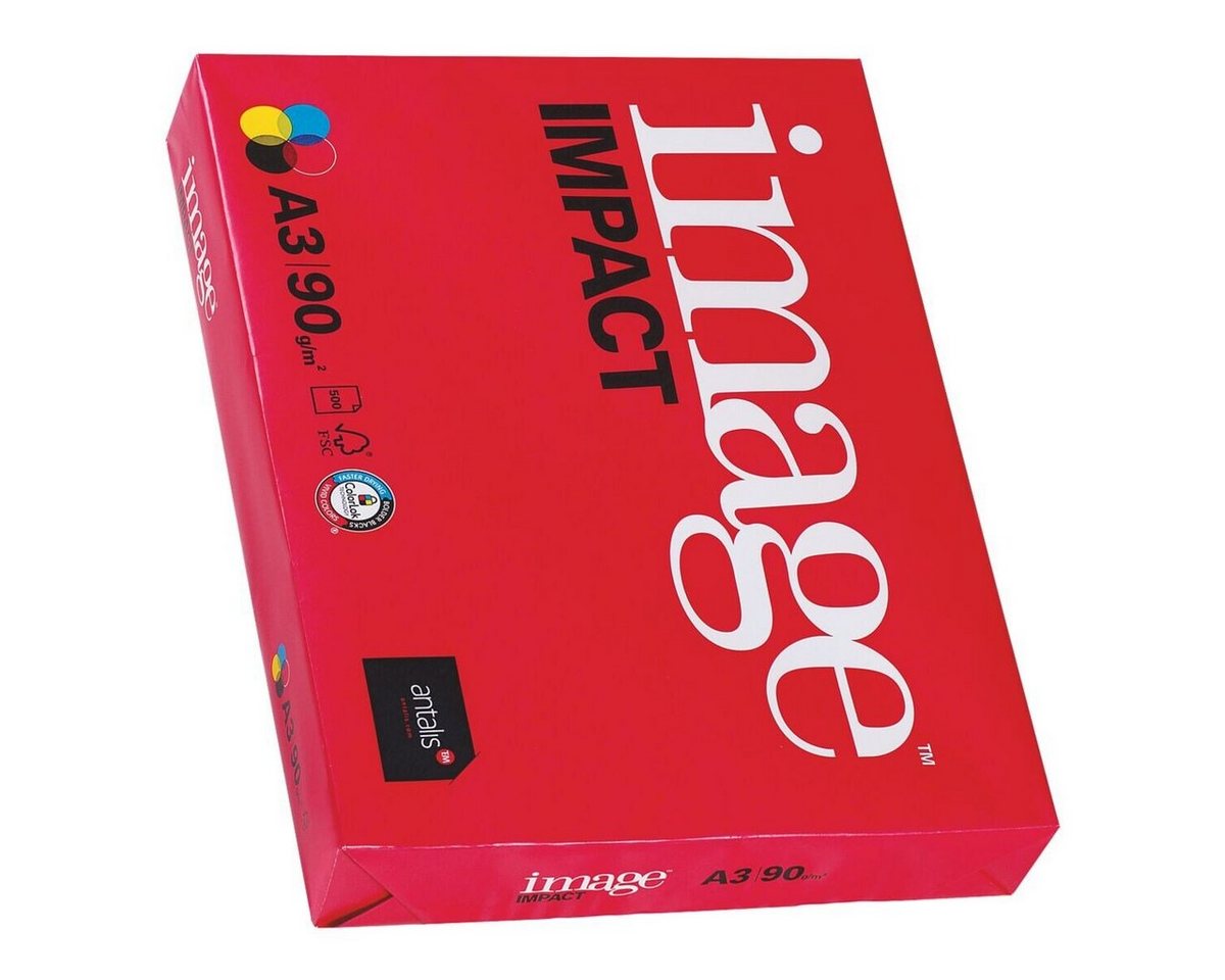 Thumbnail - ANTALIS Druckerpapier image IMPACT, DIN A3, 90 g/m², 168 CIE, 500 Blatt