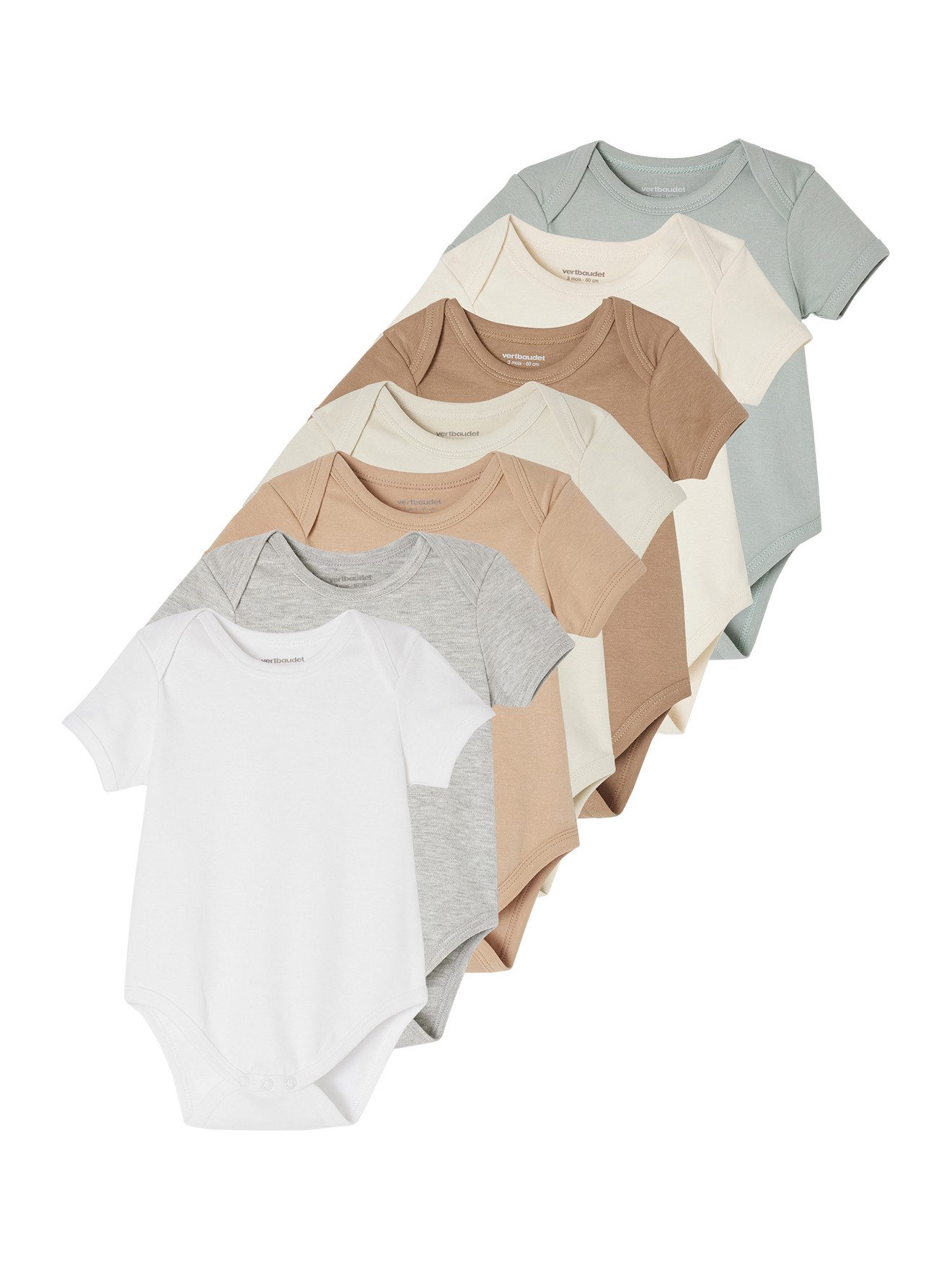 Langarmbody Baby Schlupfbodys BASICS