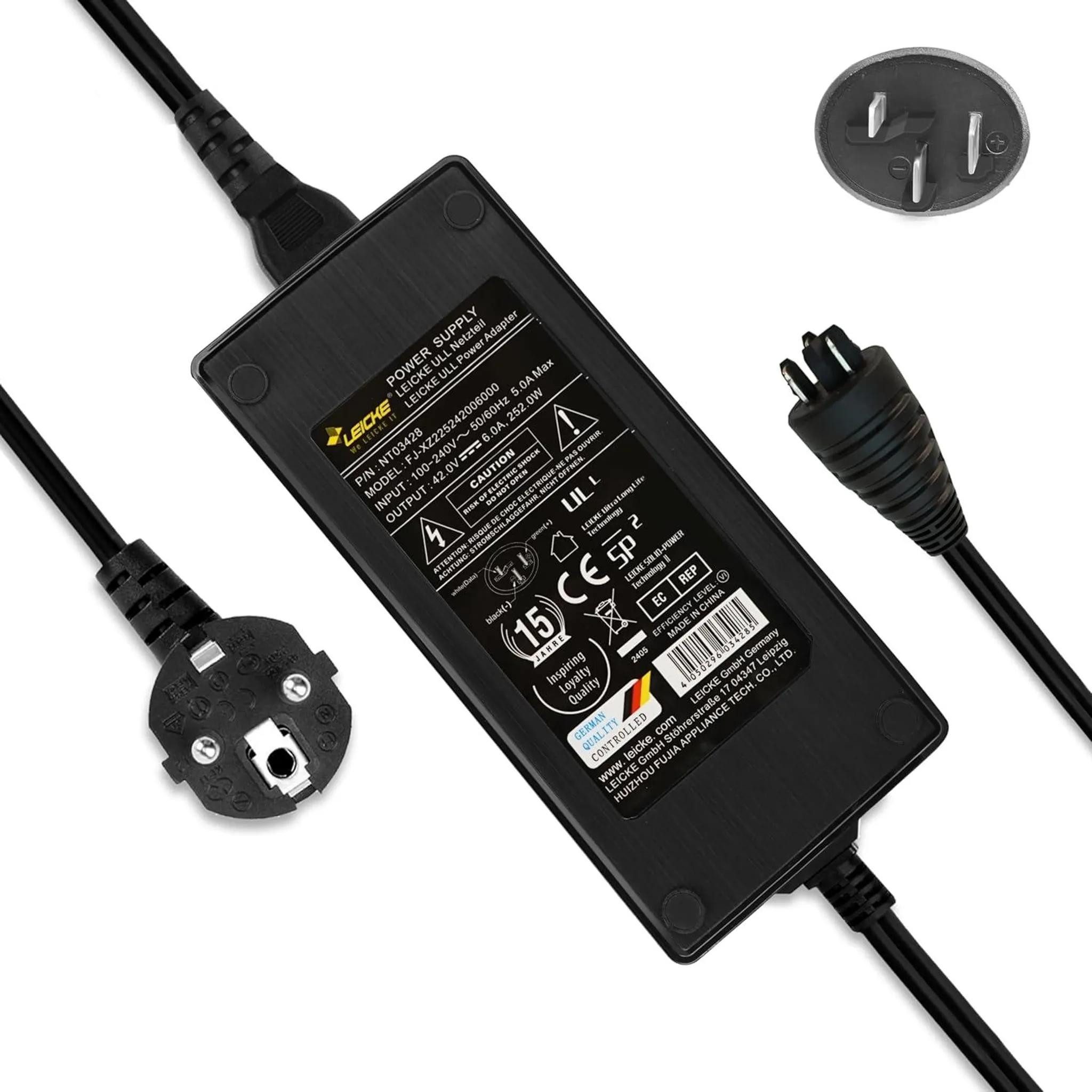 6A Ladegerät für Bosch 36V/42V Performance Active Line E-Bike/Pedelec Netzteil