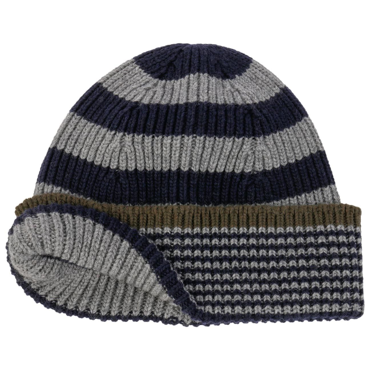 Stetson Beanie (1-St) Strickmütze mit Umschlag, Made in Italy