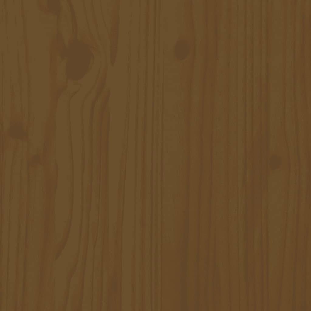 Kiefer cm Massivholz 110x50x93 furnicato Schreibtisch Honigbraun