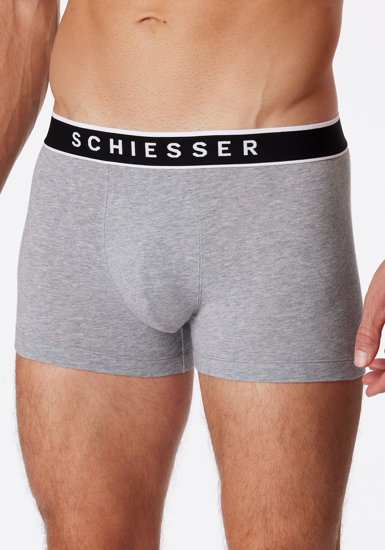 Schiesser Boxer 95/5 (3er-Pack) mit sportlichem Webgummibund günstig online kaufen