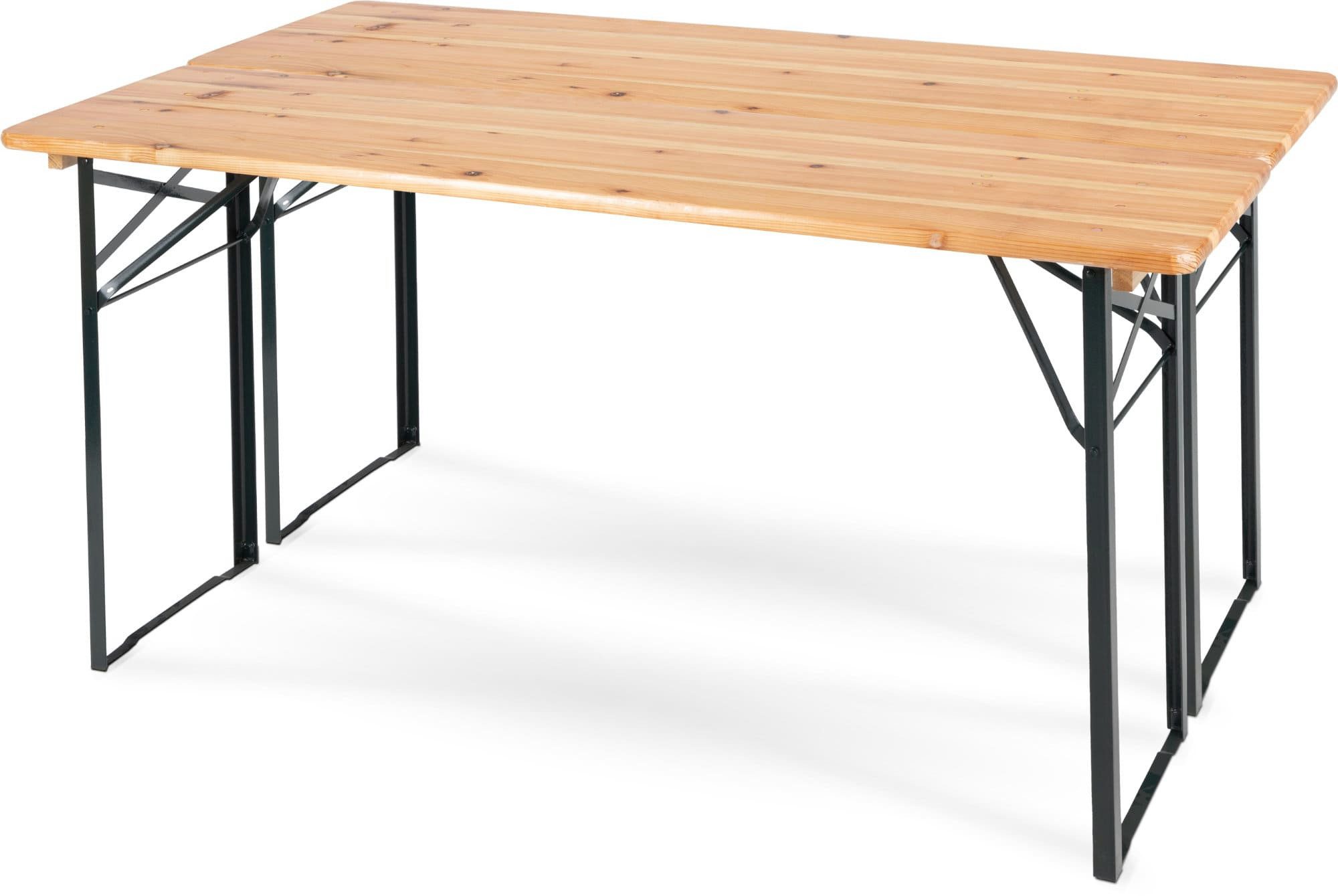 Stagecaptain Bierzeltgarnitur BBT-170 Hirschgarten Bierzelttisch 170 cm Natur 2x Set, (2-tlg), Bayerisches Flair zum Spartarif!