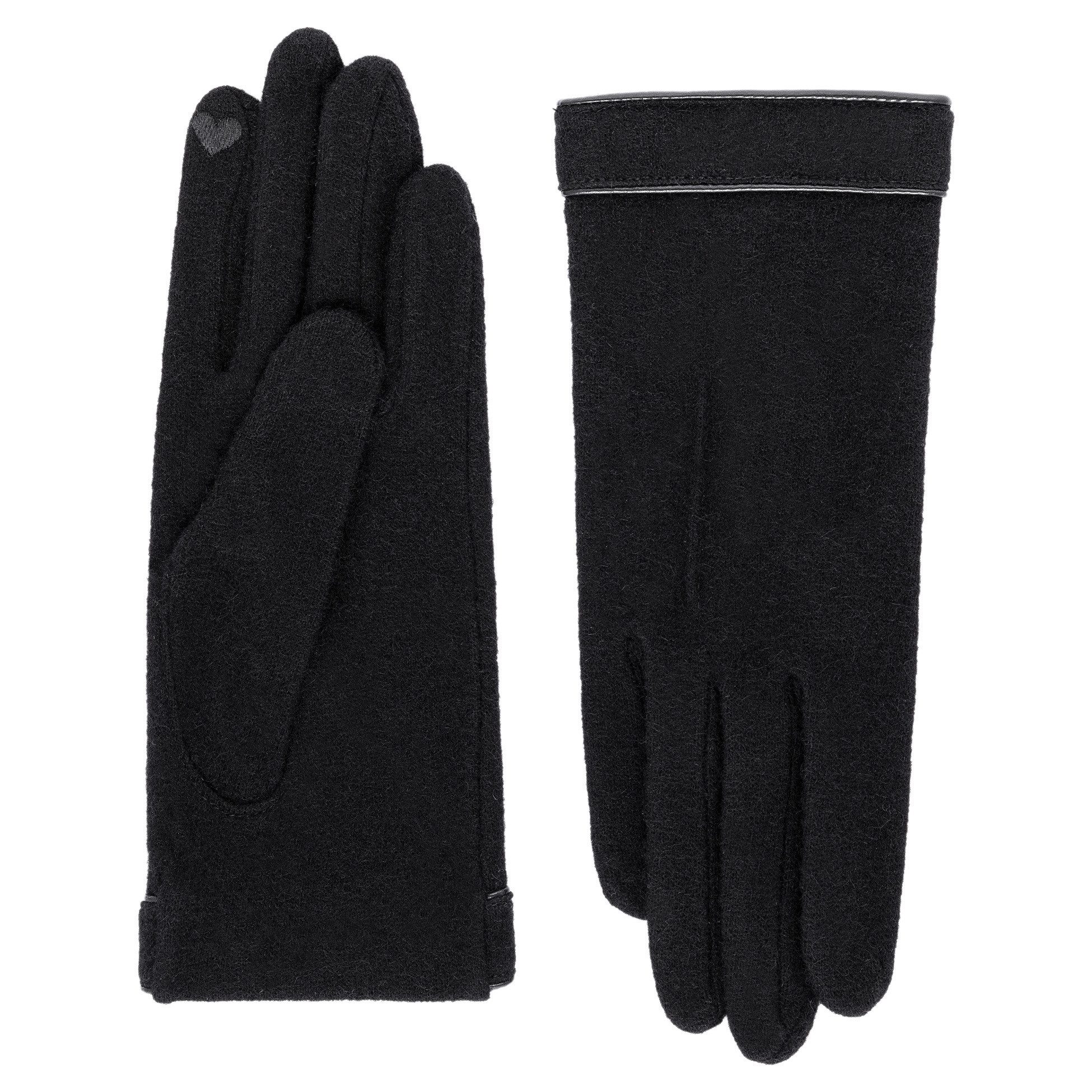 Roeckl Strickhandschuhe Leather Piping günstig online kaufen