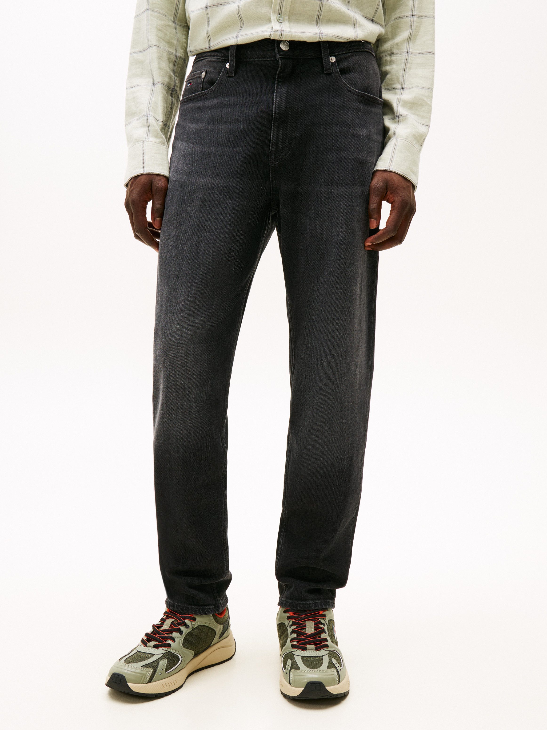Tommy Jeans Gerade Jeans Isaac Relaxed Tapered Relaxed‑Fit‑Jeans mit konisch zulaufendem Bein