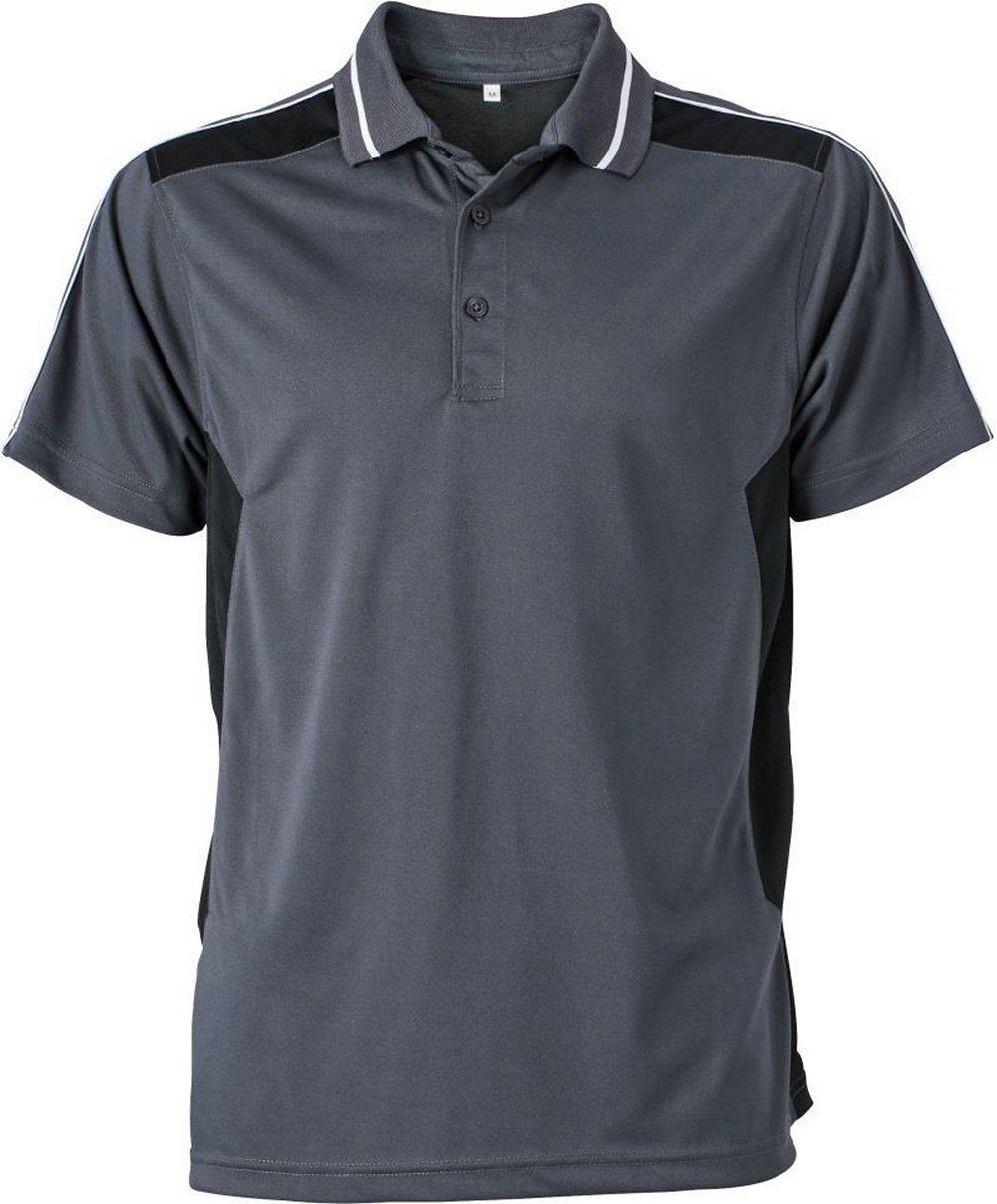 James & Nicholson Poloshirt JN Workwear grün 828 Piqué Herren Polo