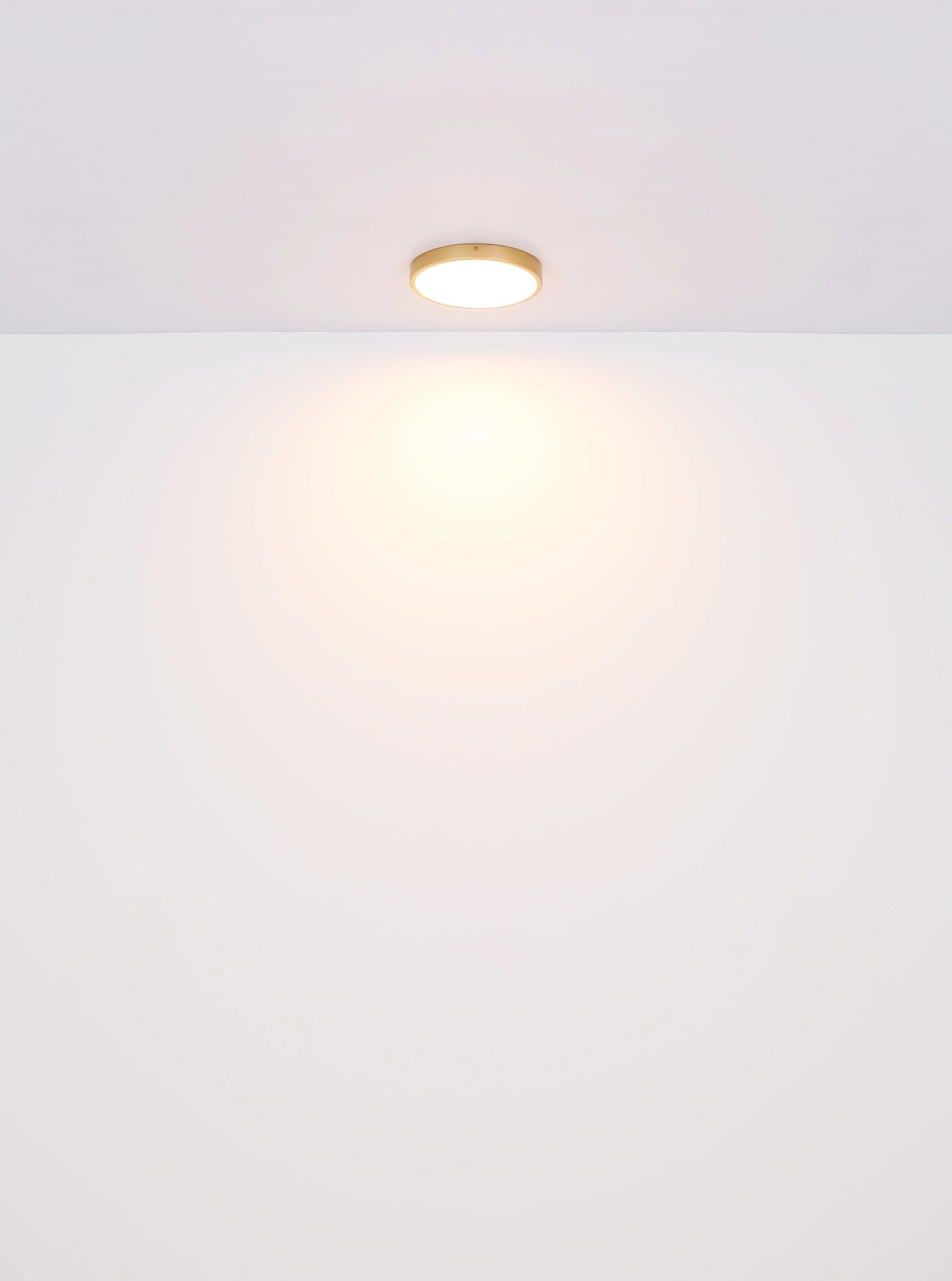 GLOBO LIGHTING LED Deckenleuchte TIBEY, LED fest integriert, Warmweiß, Rund günstig online kaufen