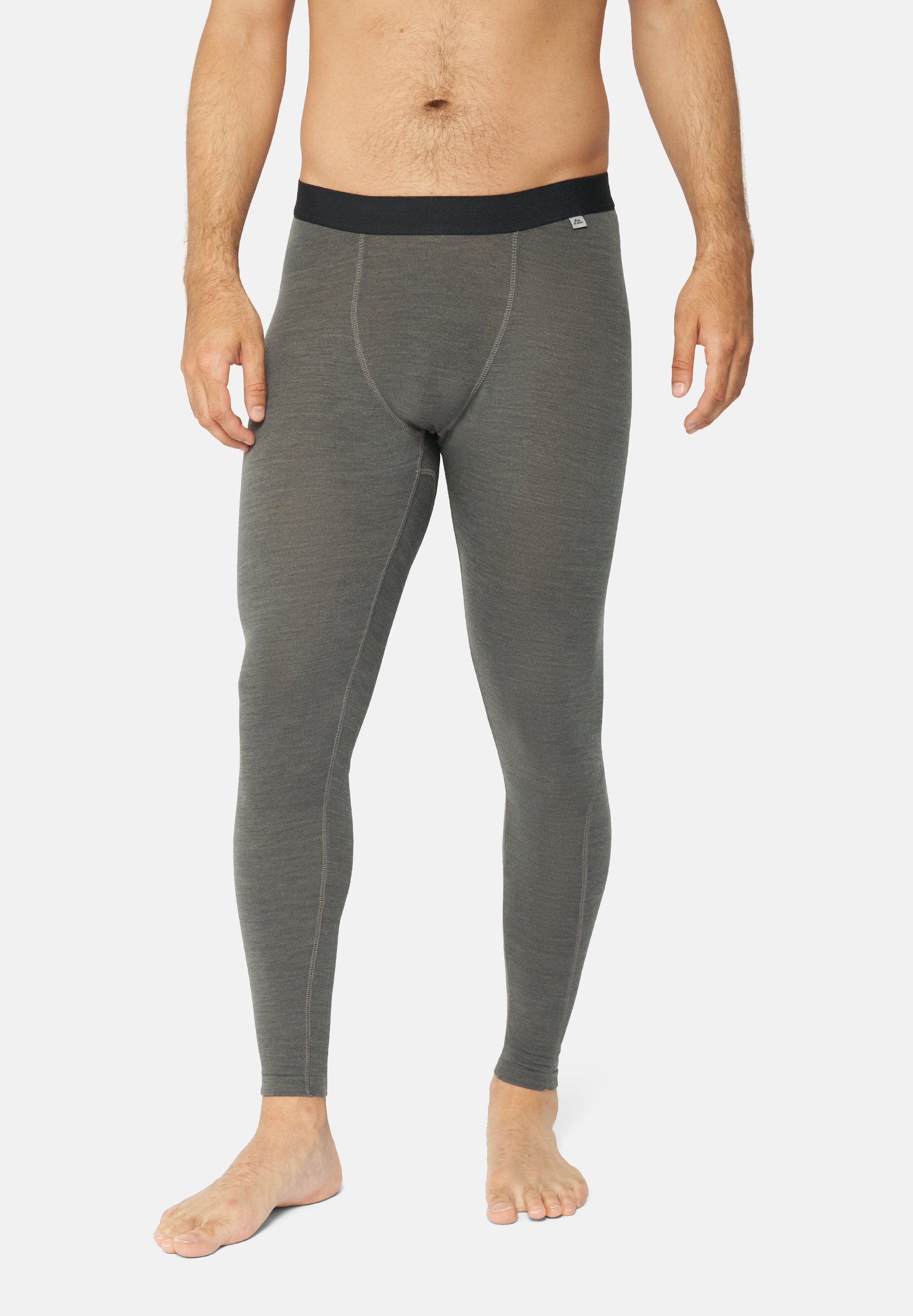 Temperaturregulierend dark DANISH Thermounterhose grey Merino Funktionshose Herren ENDURANCE