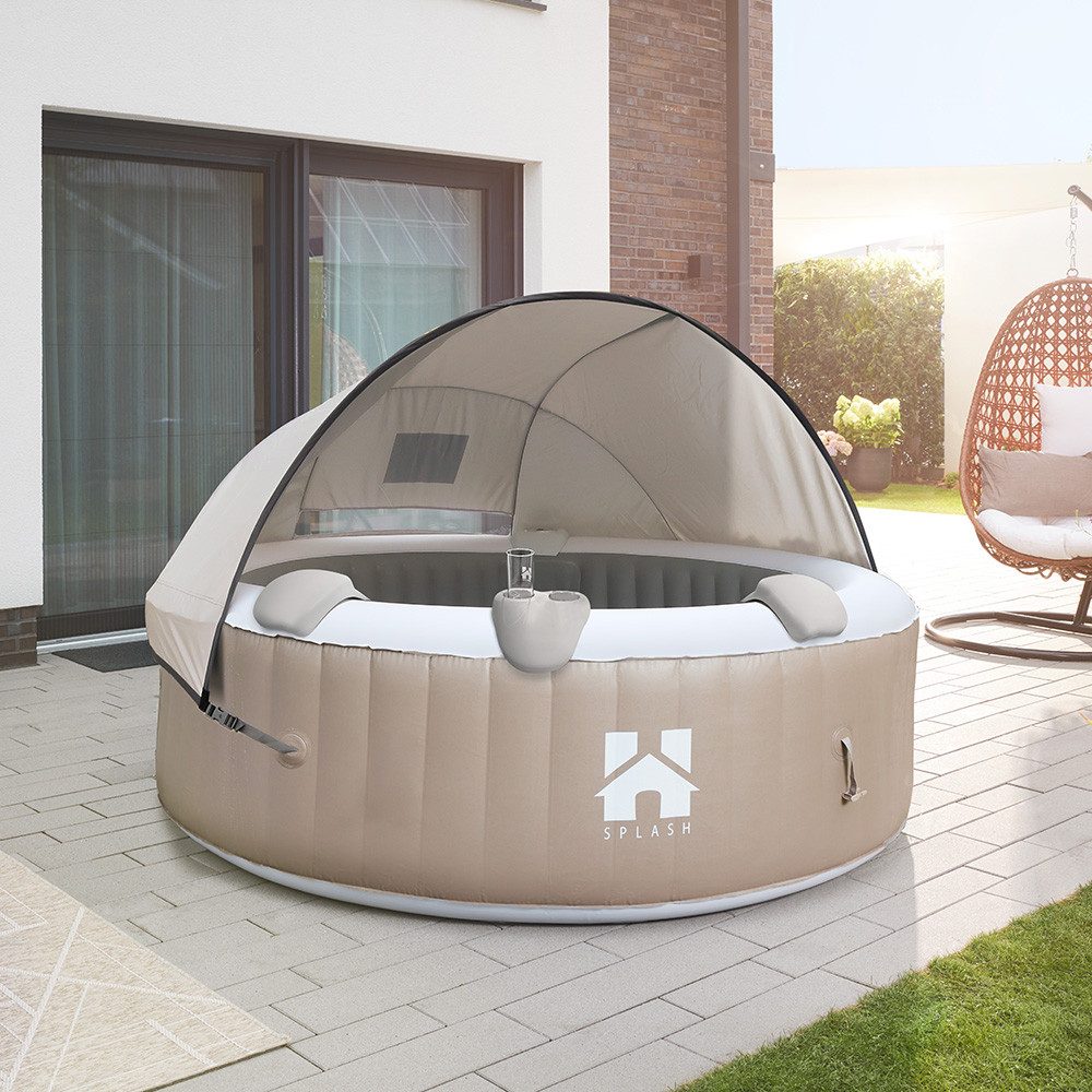 HOME DELUXE Whirlpool Outdoor aufblasbarer Whirlpool günstig online kaufen