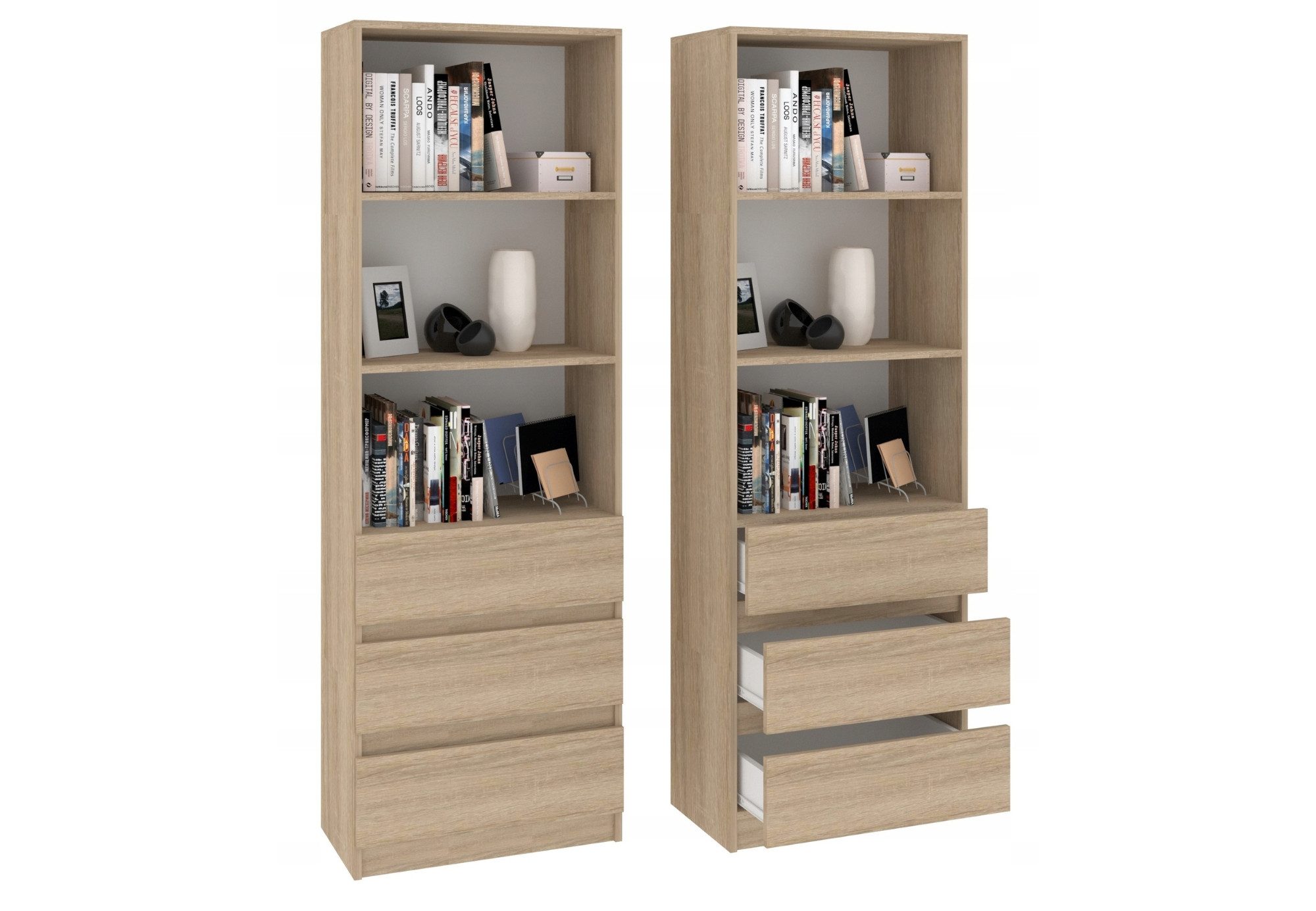 Home Collective Bücherregal mit 3 Schubladen günstig online kaufen