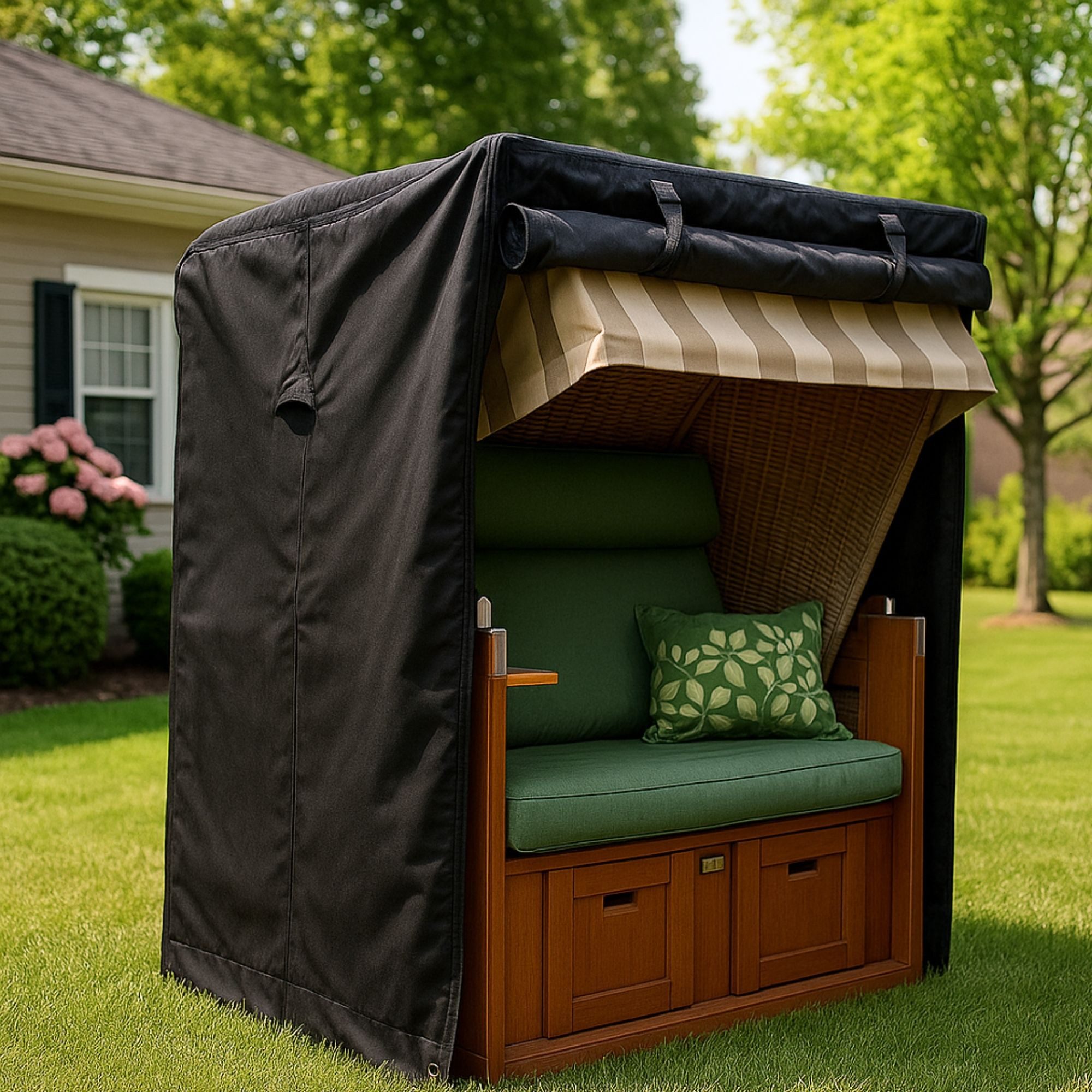 osoltus Gartenmöbel-Schutzhülle osoltus Premium Schutzhaube Strandkorb Stra günstig online kaufen