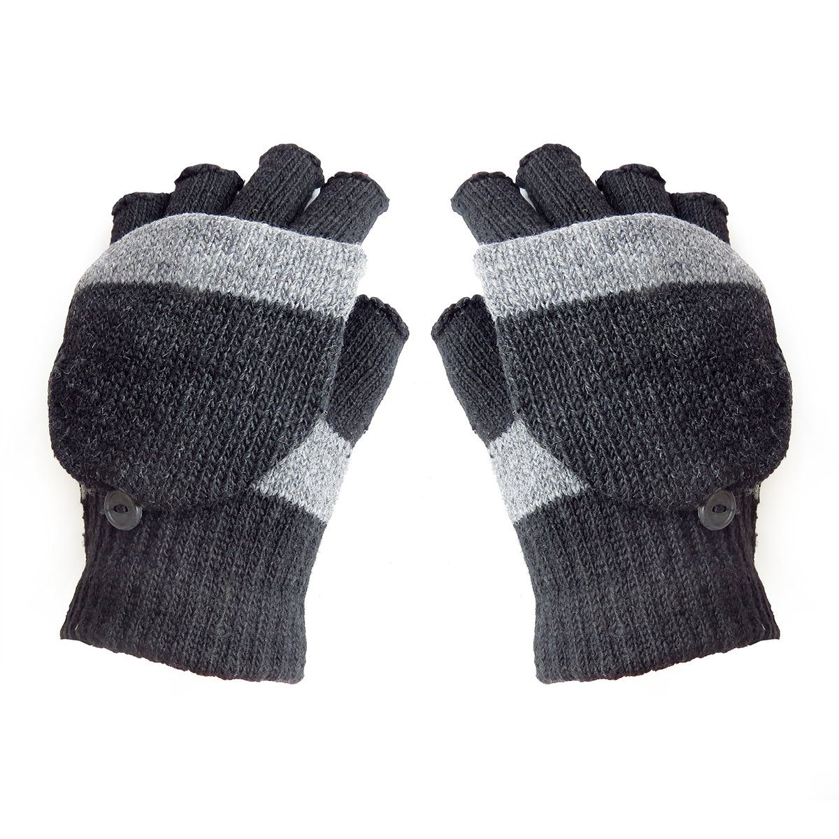 Halbfinger Ungefüttert Originelli Onesize, gestreift Faustumschlag Sonia Strickhandschuhe Strickhandschuhe unisex