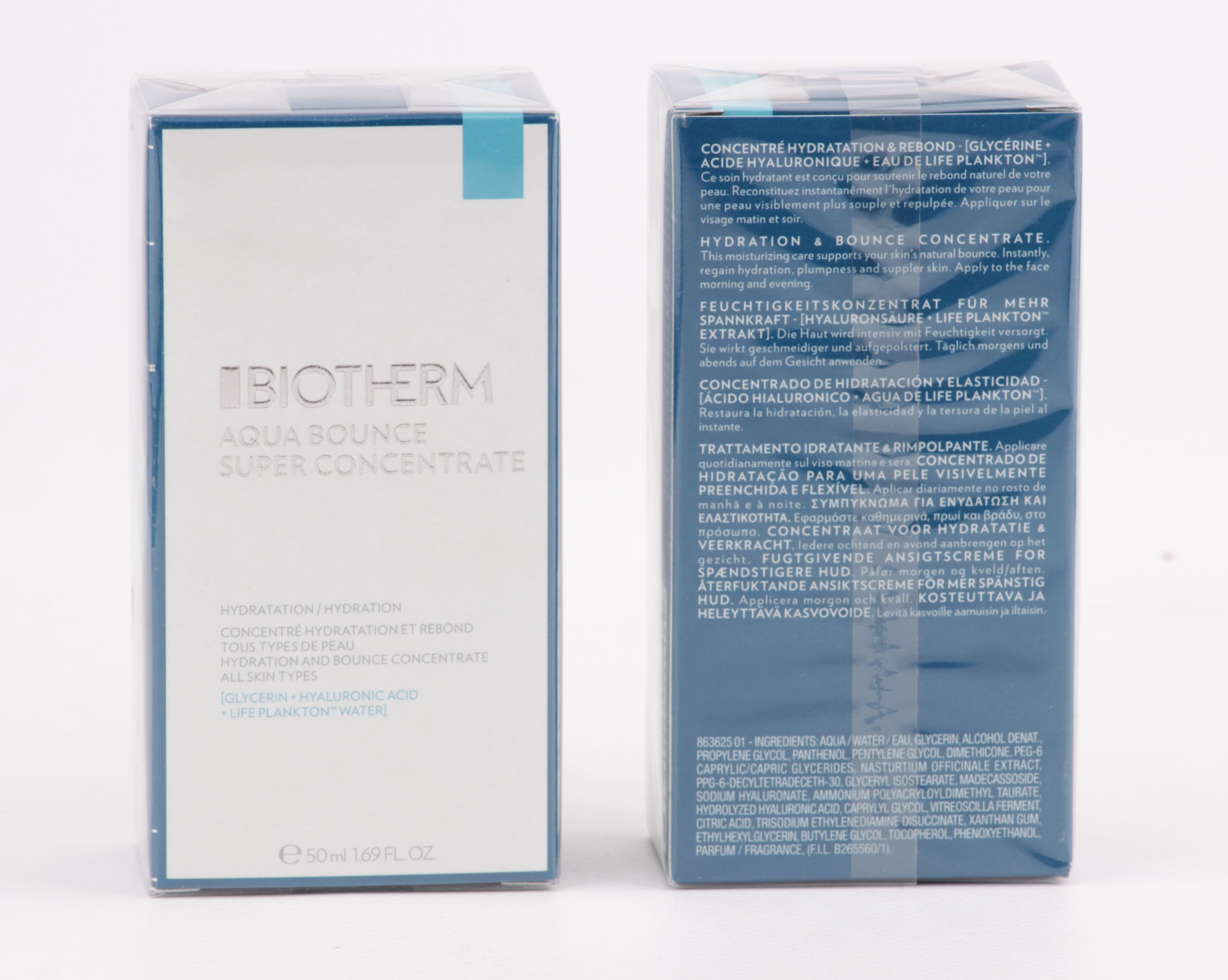 BIOTHERM Anti-Falten-Serum Biotherm - Aqua Bounce - 50ml Super Concentrate - All Skin Types
