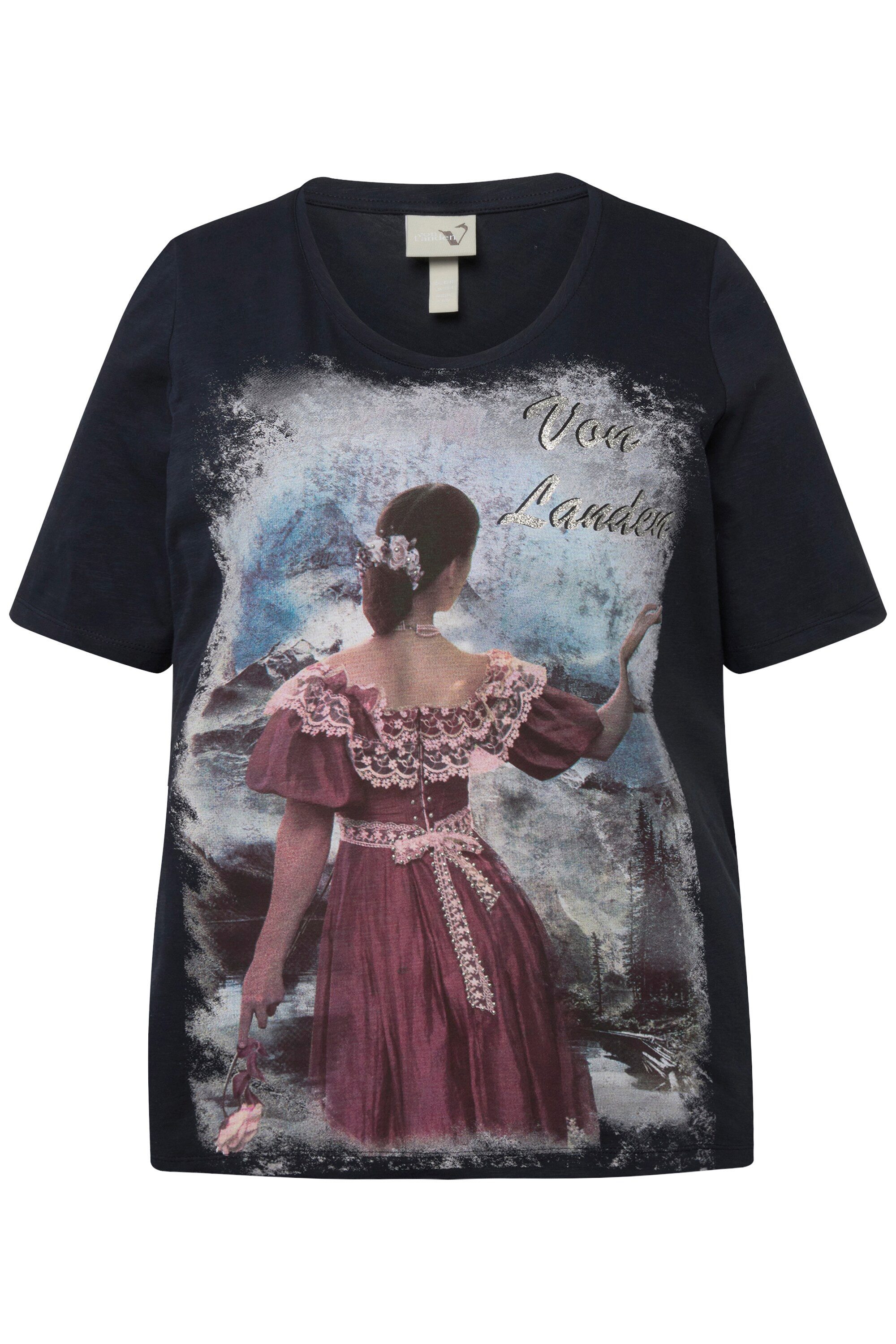 Ulla Popken T-Shirt T-Shirt Trachtenmotiv Classic günstig online kaufen