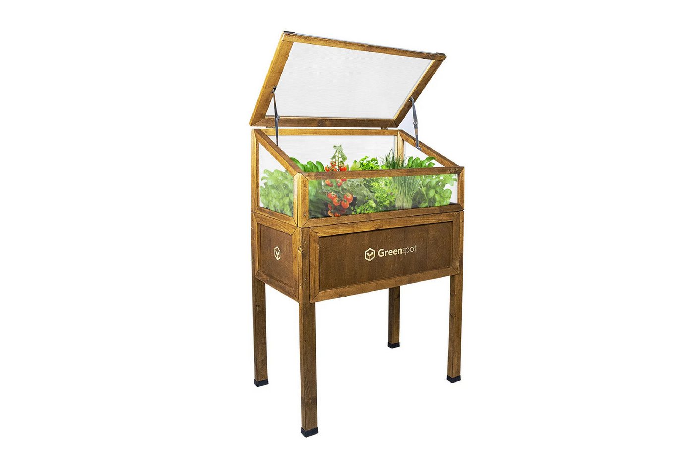 QLS Gewächshaus Mini Vintage für Balkon 80×45 cm, aus Holz Hochbeet Frühbeet Terrasse braun | Rabatt: 33% QLS Gewächshaus Mini Vintage für Balkon 80×45 cm, aus Holz Hochbeet Frühbeet Terrasse braun | Rabatt: 33%