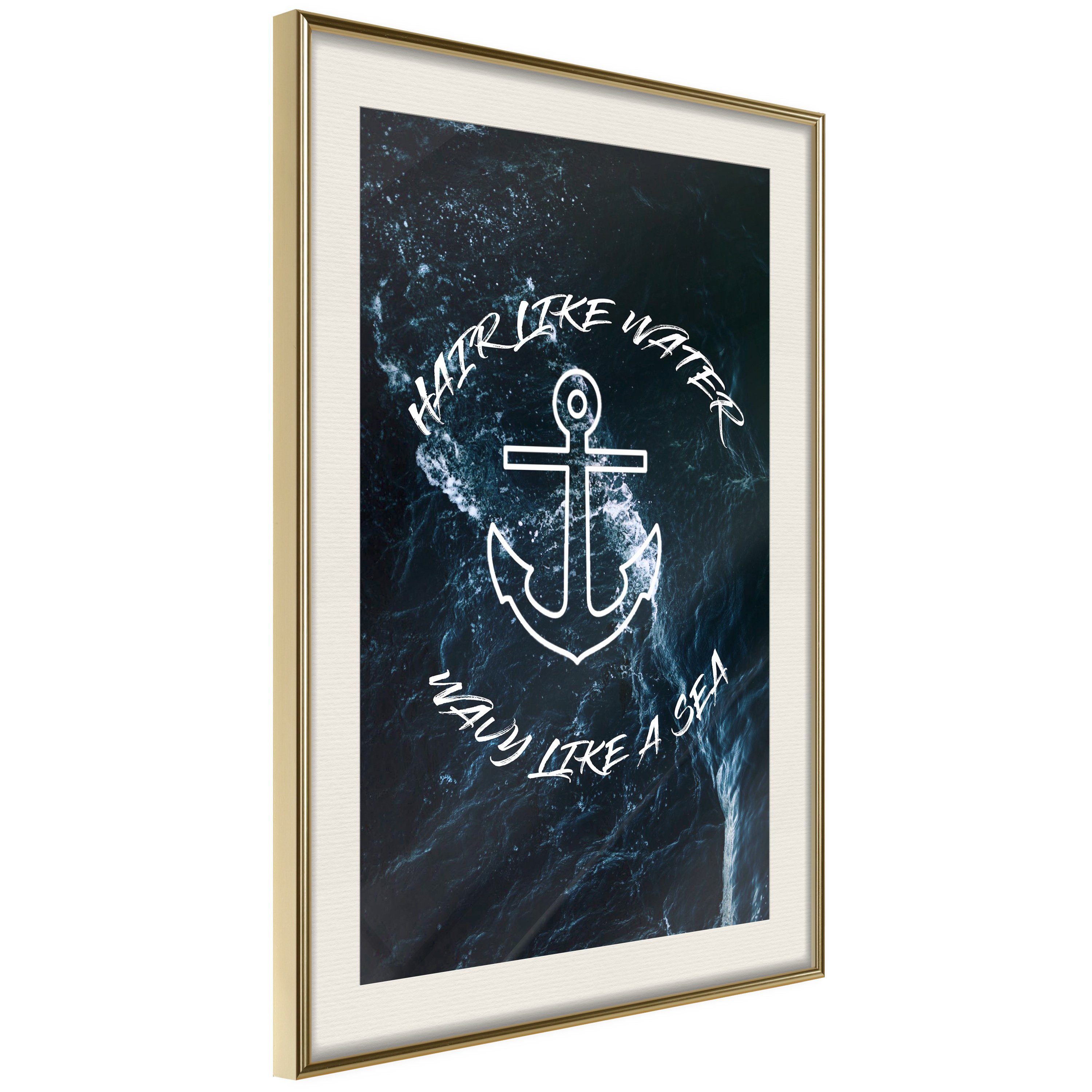Artgeist Poster Hair like Water, Wavy like a Sea []