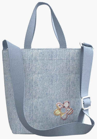 Levi's® Сумки для покупок 501 MINI ICON TOTE, mit schöner Blumen Applikation, in kleinem Format