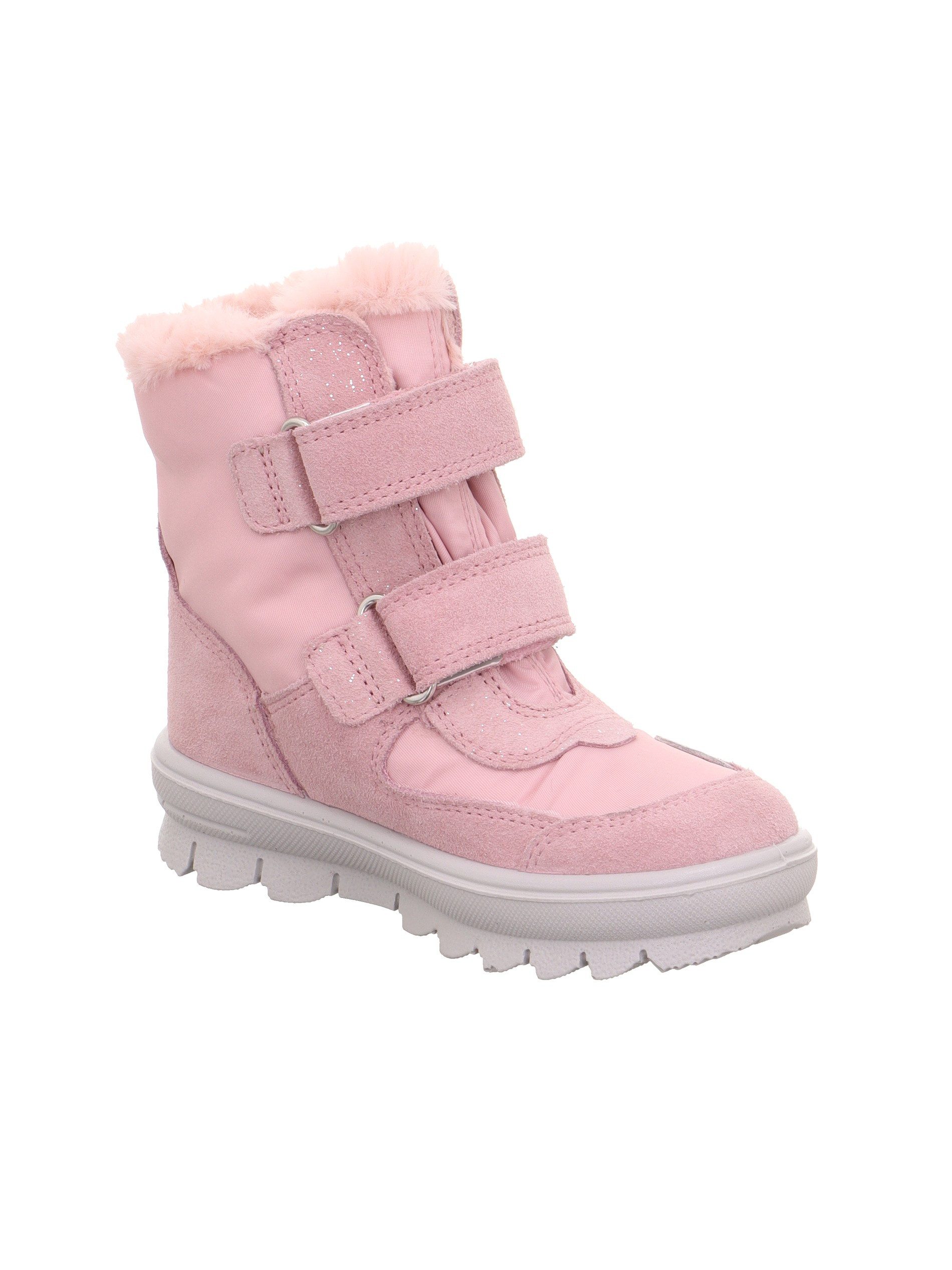Superfit FLAVIA, WMS: mittel Winterboots Klettboots mit Glitzerdetails, Größenschablone zum Download