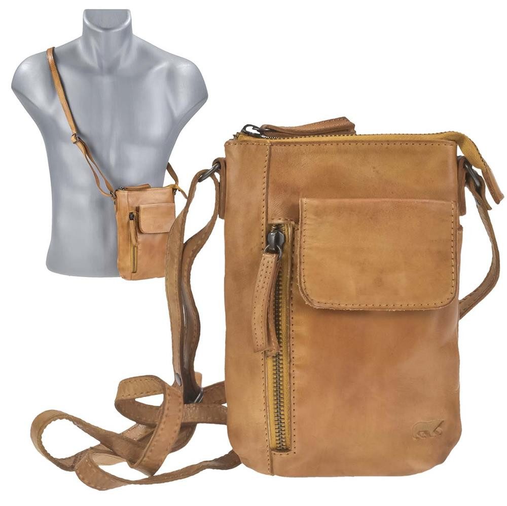 Bear Design Umhängetasche "Senna" Cow Lavato Leder, Handytasche zum Umhängen, Leder, Umhängetasche