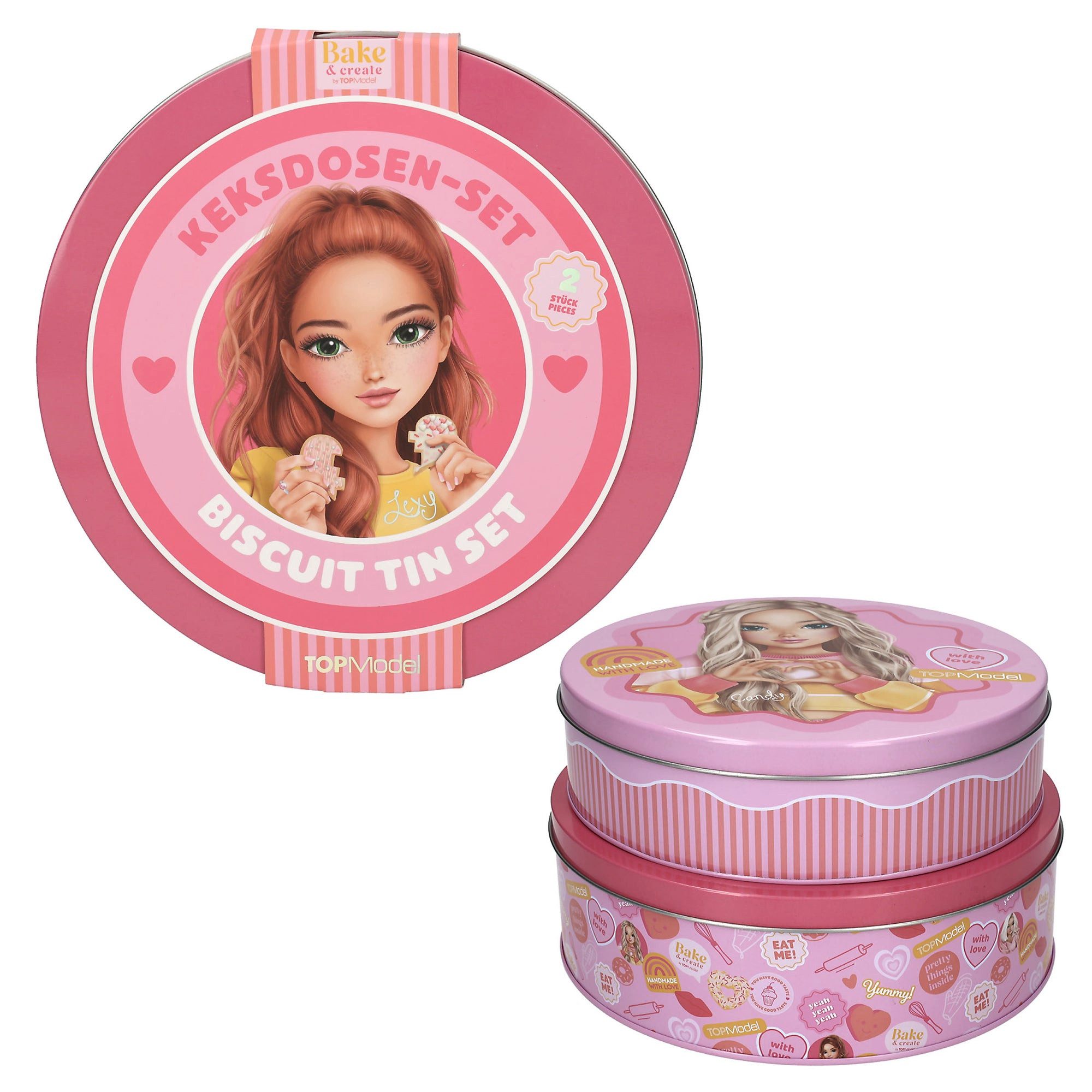 Depesche Spiel TOPModel Keksdosen-Set BAKE and CREATE – 2-teilig