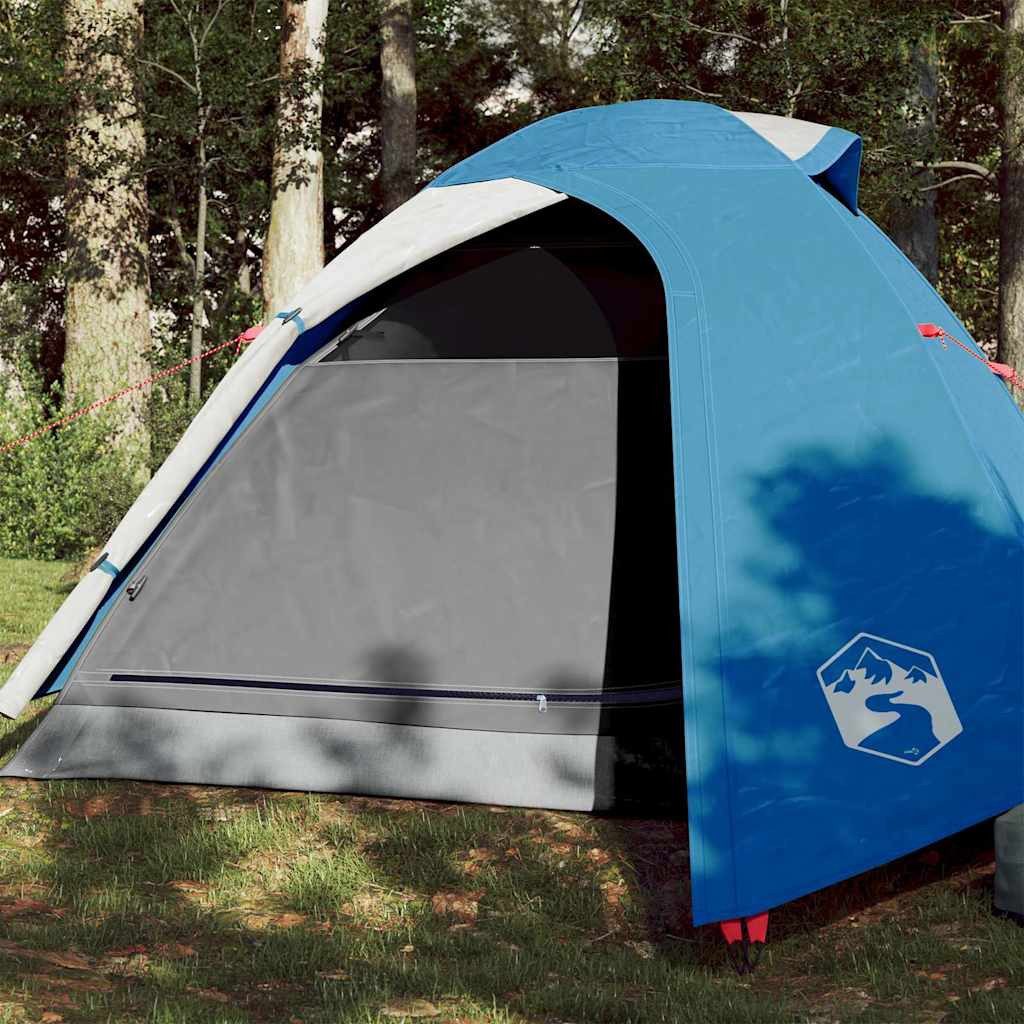 Faltzelt Campingzelt Kuppel 264x210x125 cm Blau